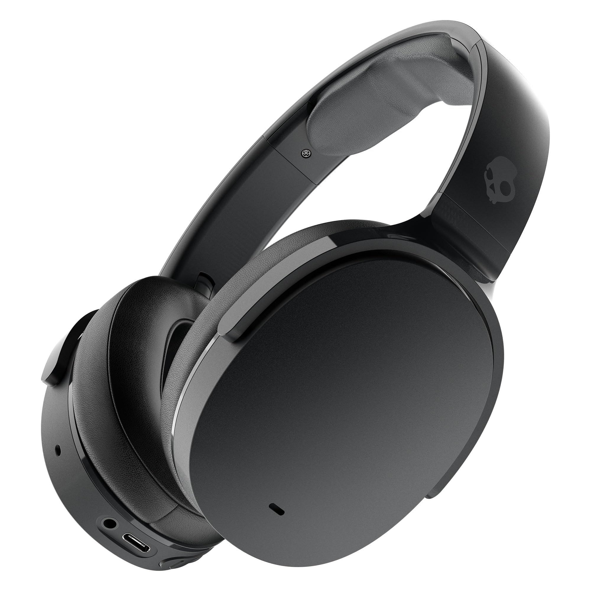 Skullcandy Hesh ANC Cascos Over-Ear Inalámbricos con Cancelación de Ruido, 22 h de Autonomía, Micrófono, Compatibles con iPhone Android y Dispositivos Bluetooth, Negro