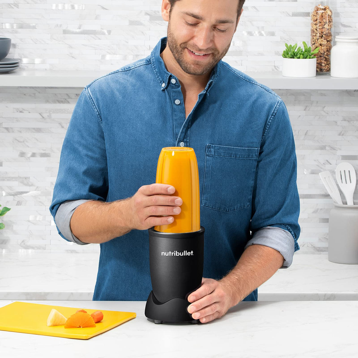 Nutribullet Pro, Licuadora Personal 900 W Negro Mate 7 pzas