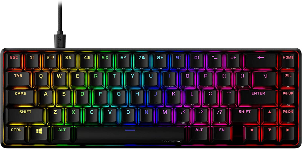 HyperX Alloy Origins 65, Keyboard 65%, Aqua (Reacondicionado)