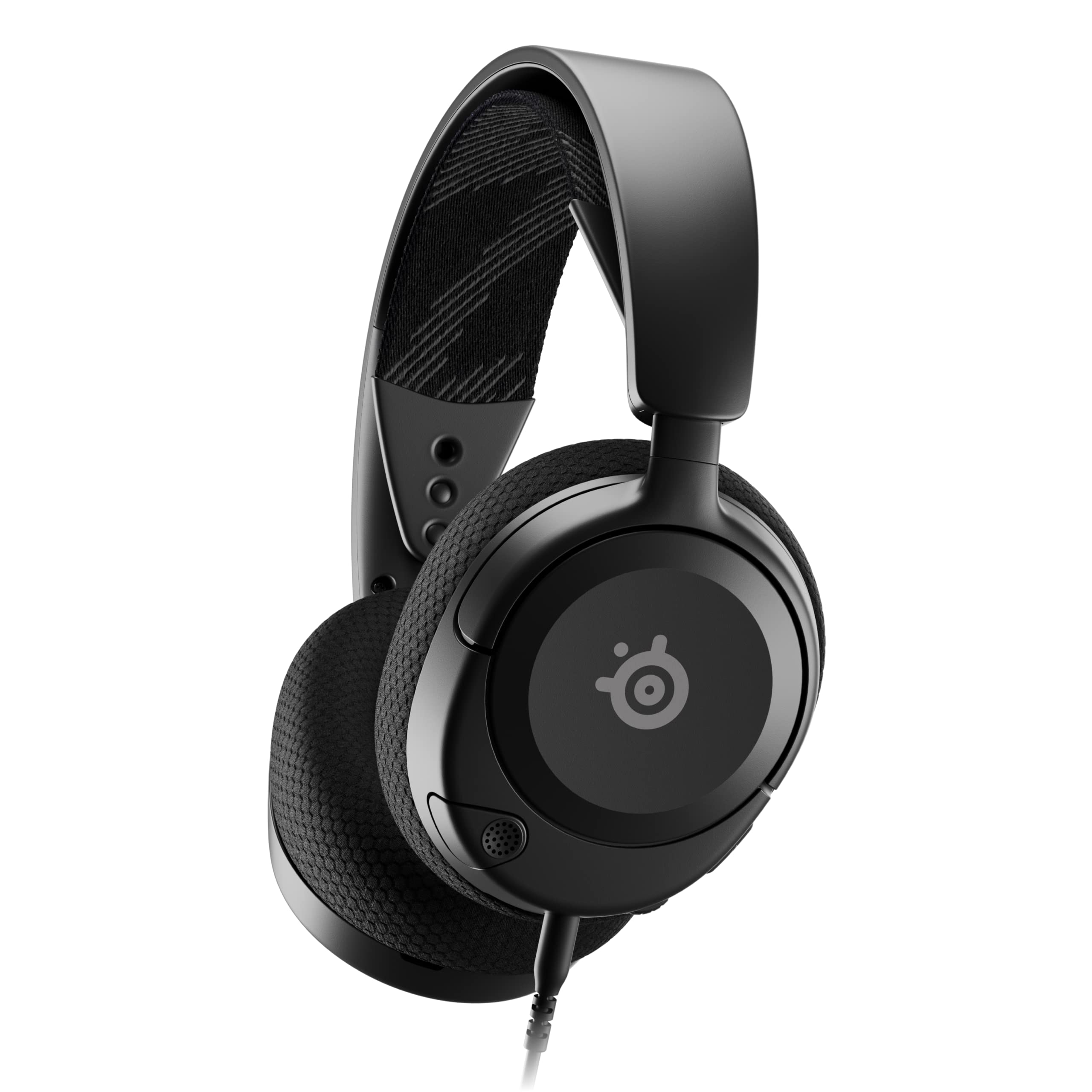 SteelSeries Auriculares para Juegos Arctis Nova 1 — Controladores de Alta Fidelidad — Audio Espacial de 360° — Micrófono con Cancelación de Ruido — PC, PS5/PS4, Switch, Xbox - Negro