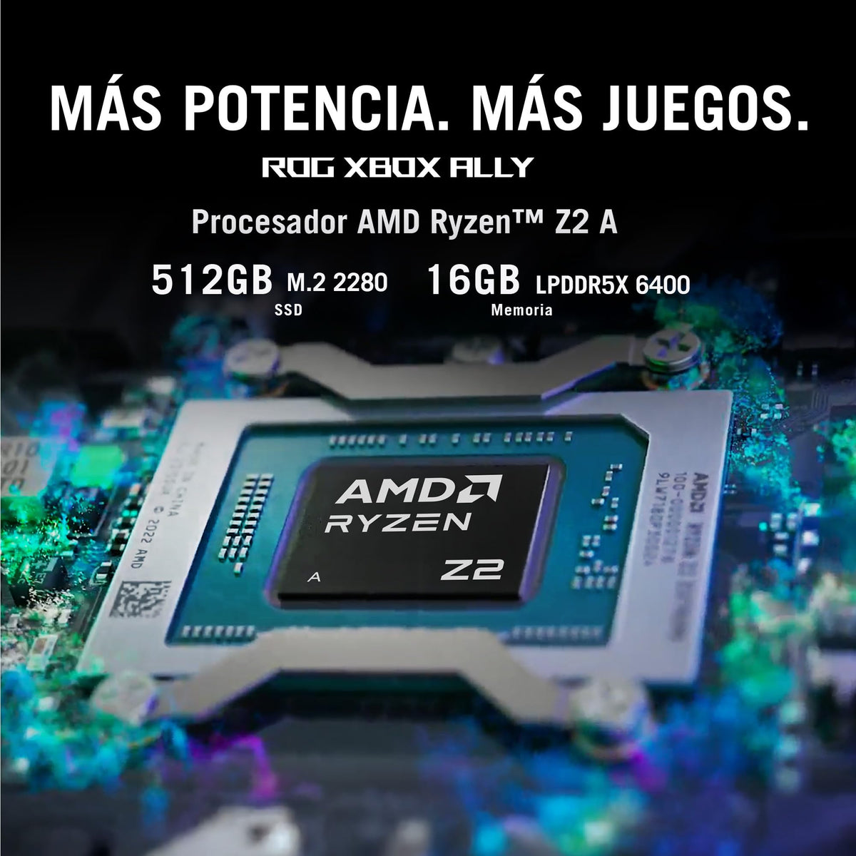 ASUS ROG XBOX Ally/AMD Ryzen™ Z2 A/AMD Radeon™ Graphics/ 16GB 512GB SSD/FHD 16:9 120Hz/ Wi-Fi 6E + Bluetooth® 5.