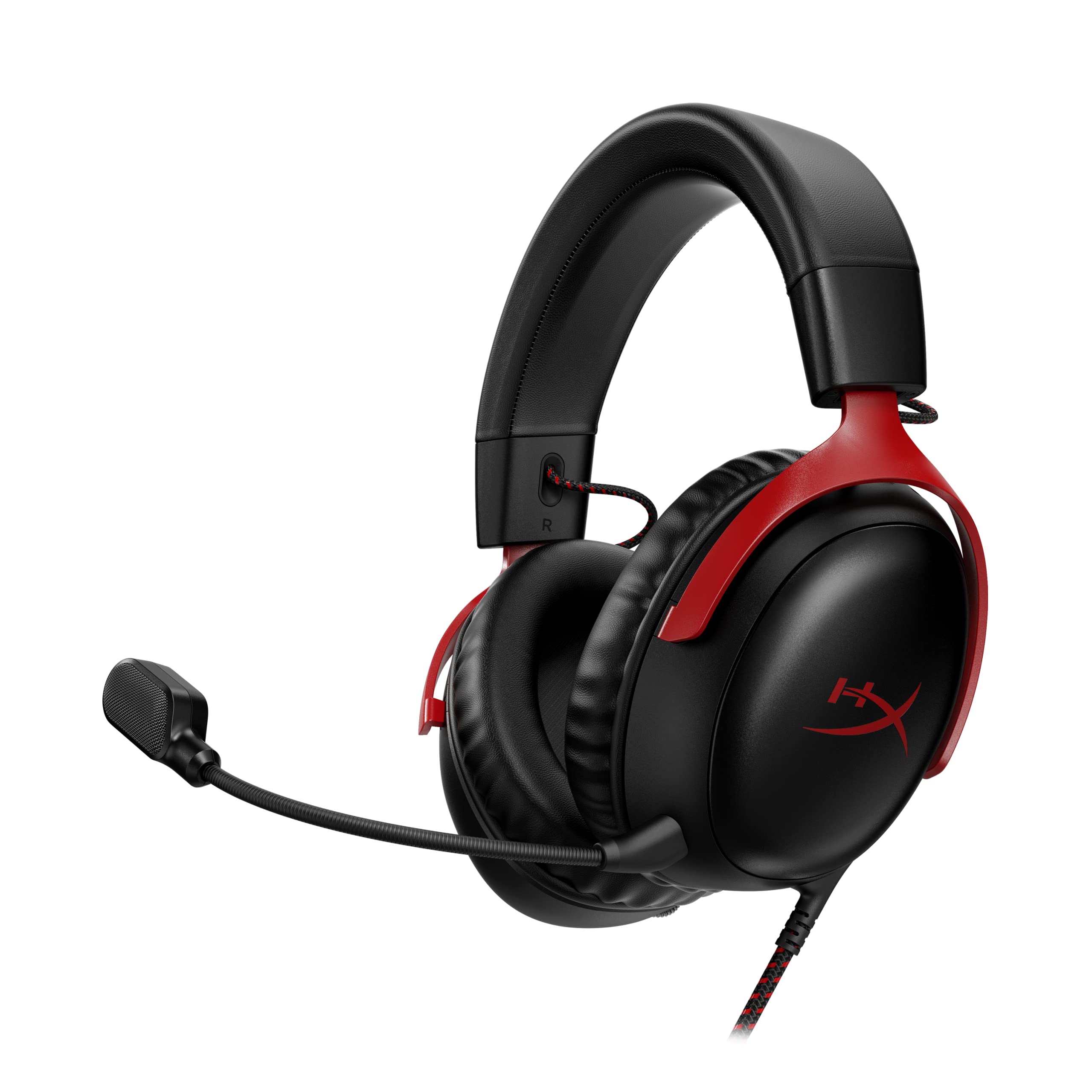 HyperX Cloud III - Rojo Audífonos para Juegos con Cable