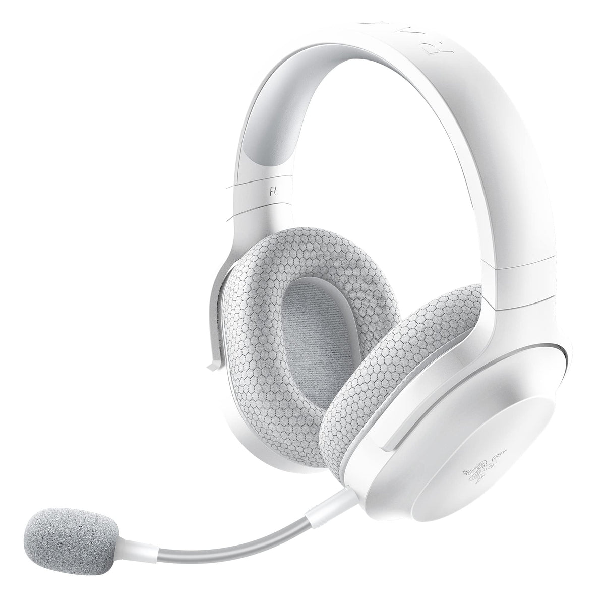 Razer Barracuda X Auriculares Gaming & Móviles Inalámbricos (PC, PlayStation, Switch, Android, iOS): 2.4GHz Inalámbrico + Bluetooth - Ligero - Drivers de 40mm - Micrófono Desmontable - Blanco Mercurio