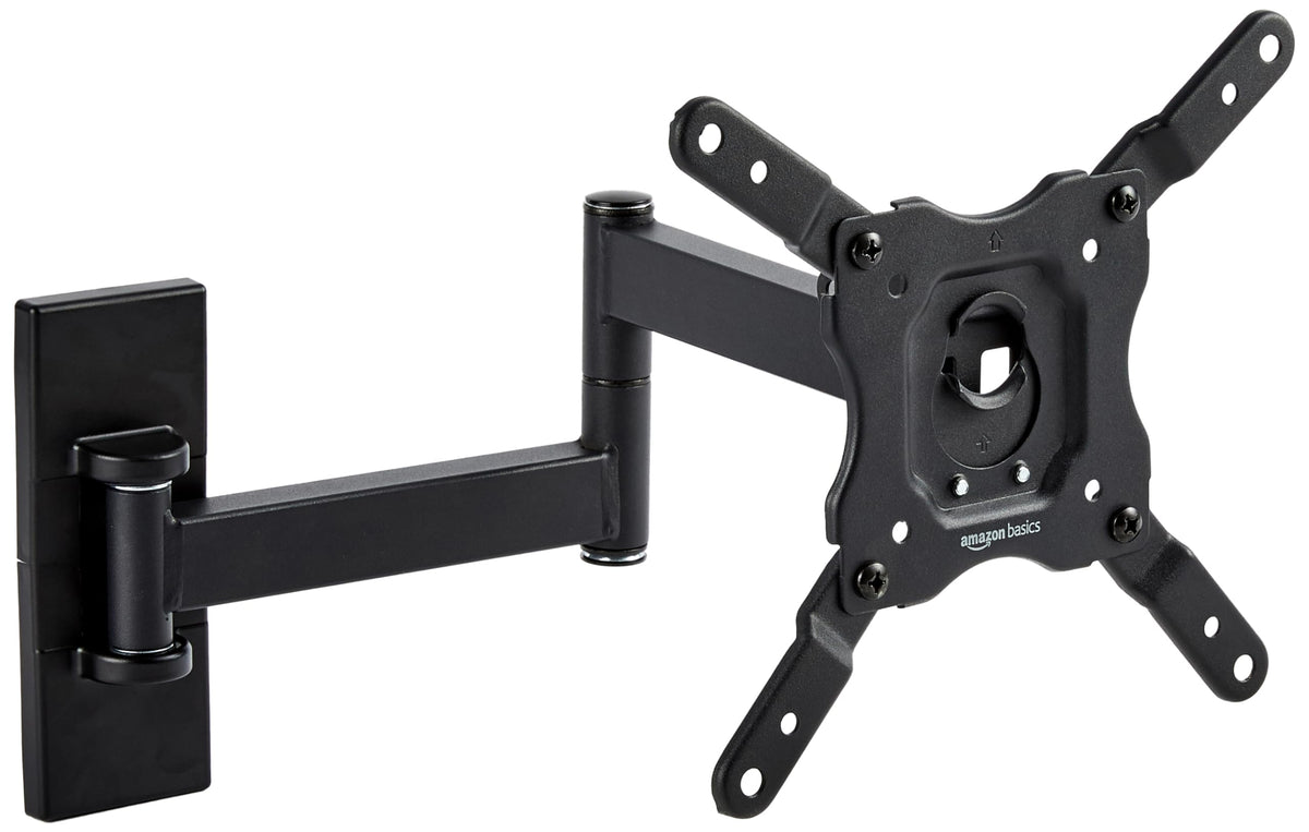 Amazon Basics Full Motion TV Wall Mount Fits 12-Inch to 40-Inch TVs and VESA 200x200