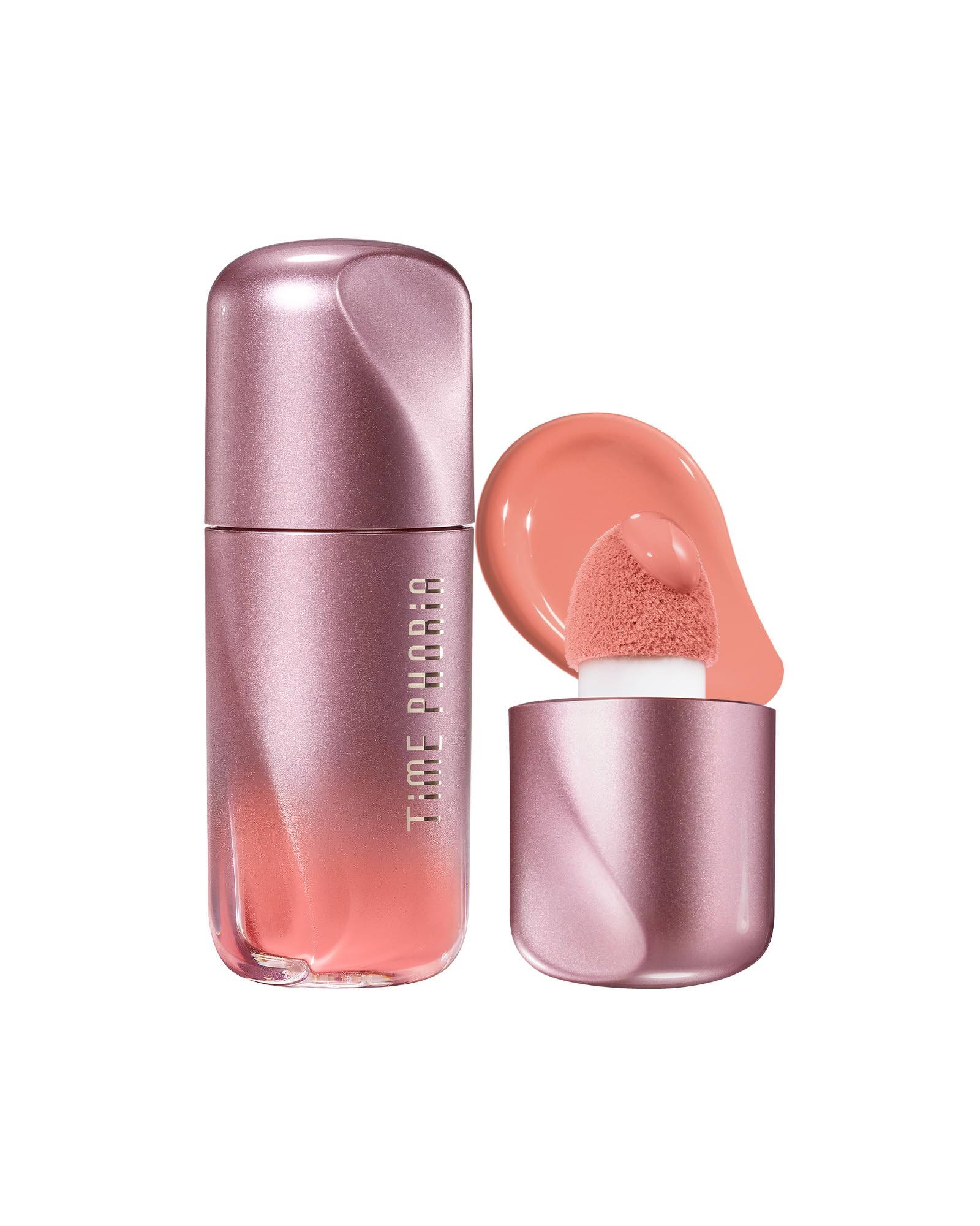 TIMEPHORIA Rubor Líquido para Mejillas - Blush líquido Maquillaje de Alta Pigmentación y Larga Duración, Acabado Mate Natural y Textura Ligera, Fórmula Difuminable Enriquecida,5g,01#SERENE PEACE