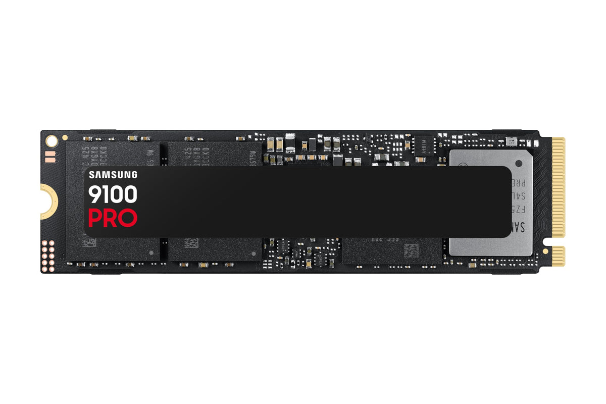 Samsung SSD 9100 Pro 2TB, PCIe 5.0x4 M.2 2280, Seq. Velocidades de Lectura de hasta 14,800 MB/s, lo Mejor para computación de IA, Juegos y Estaciones de Trabajo Resistentes (MZ VAP2T0B/AM)