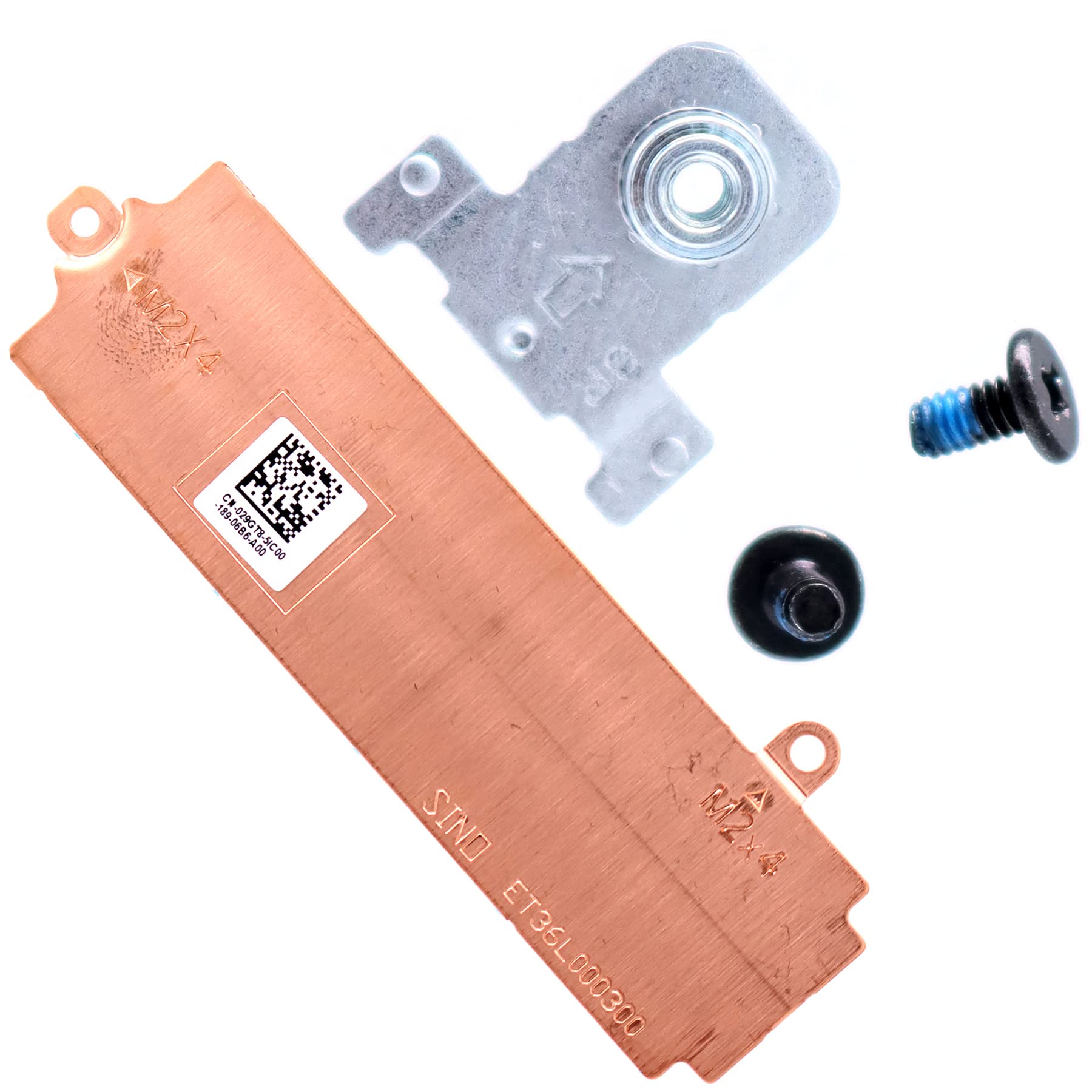 Deal4GO Slot 2/Slot 1 M.2 2280 SSD Disipador de calor 26X1Y con soporte de soporte MHKK8 Set para Dell Alienware M15 R5 Ryzen Edition M15 R6