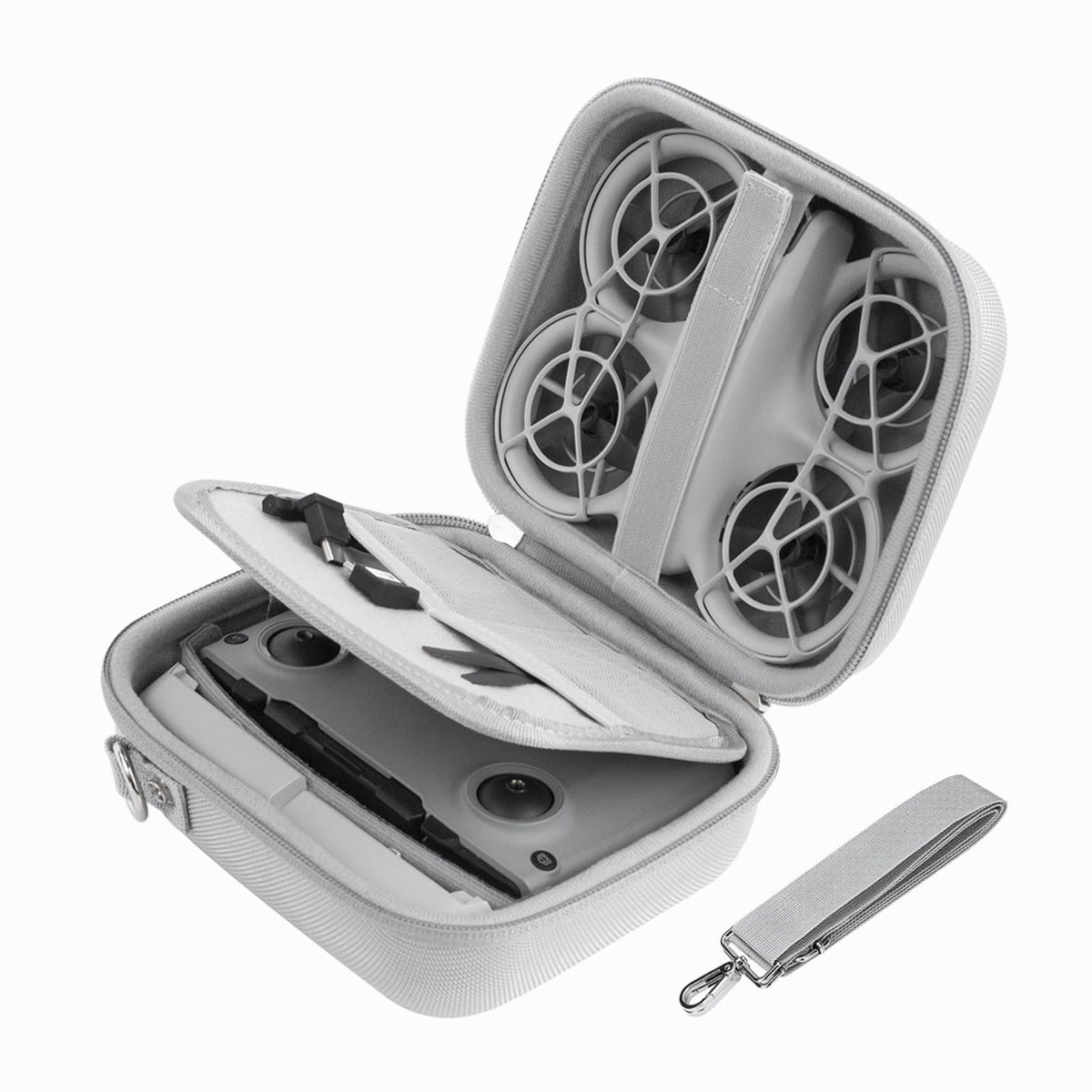 Krypthos - Funda de transporte para DJI Neo, bolsa de hombro portátil de viaje con correa elástica para arreglar DJI Neo Drone, adecuado para viajes y almacenamiento en el hogar, drone y sus
