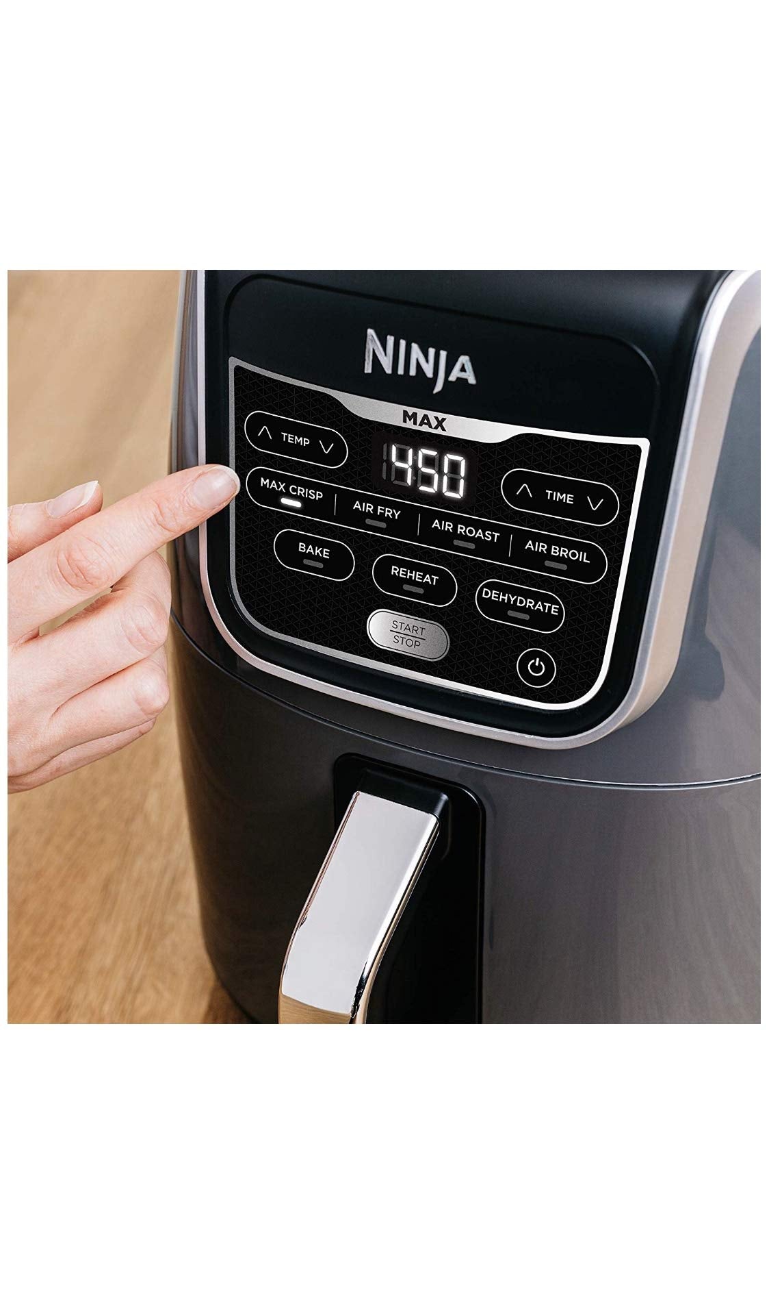 Ninja AF161 Max XL Air Fryer, 5.5 qt, grey