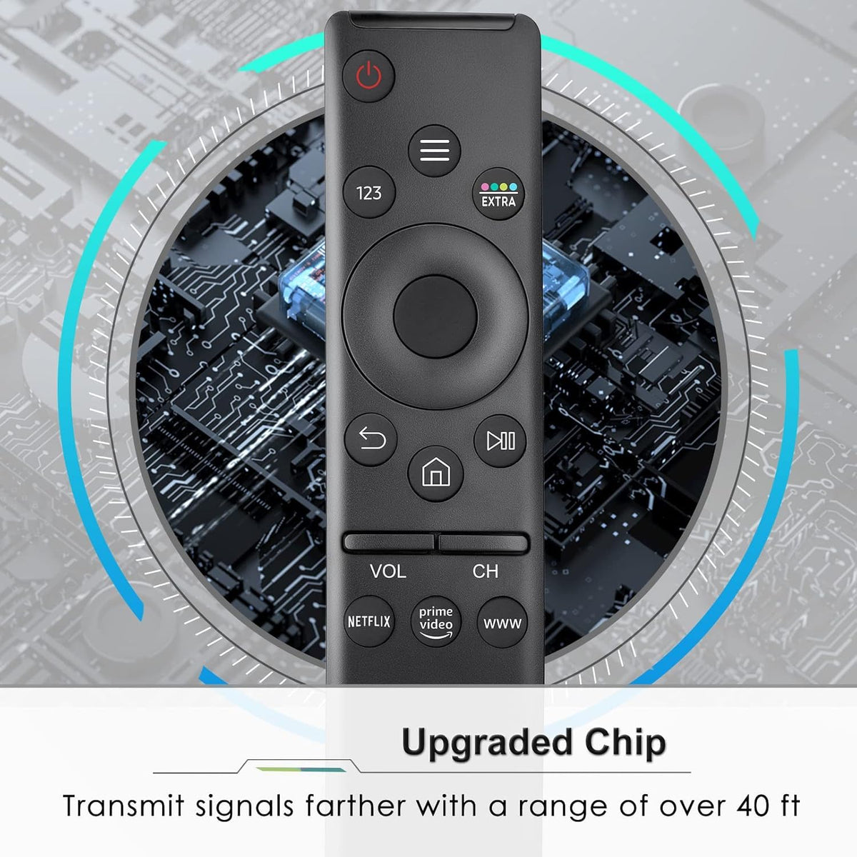 Mando para Samsung Smart TV,Universal Mando a Distancia para Samsung Televisión Original ,Universal para Samsung TV, para Samsung TV QLED UHD SUHD HDR LCD LED HDTV Marco Curvo 4K 8K 3D Smart TVs.