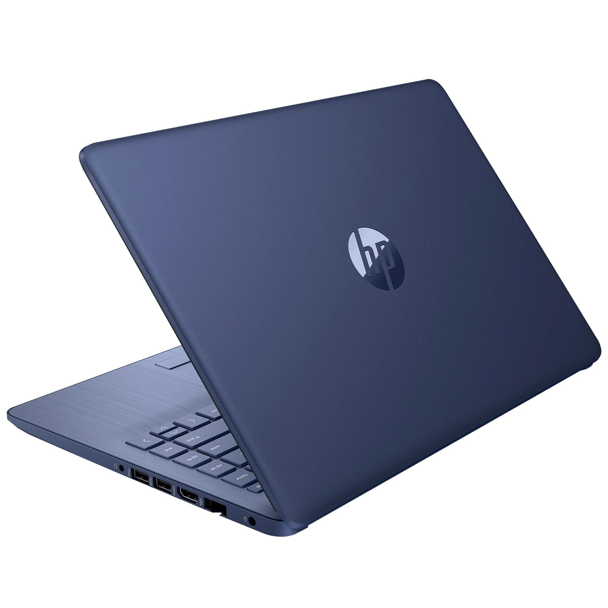 HP Portátil HD de 14 Pulgadas, Windows 11, procesador Intel Celeron de Doble núcleo de hasta 2.60 GHz, 4 GB de RAM, 64 GB SSD, cámara Web, Dale Pink (reacondicionado) (Azul Dale
