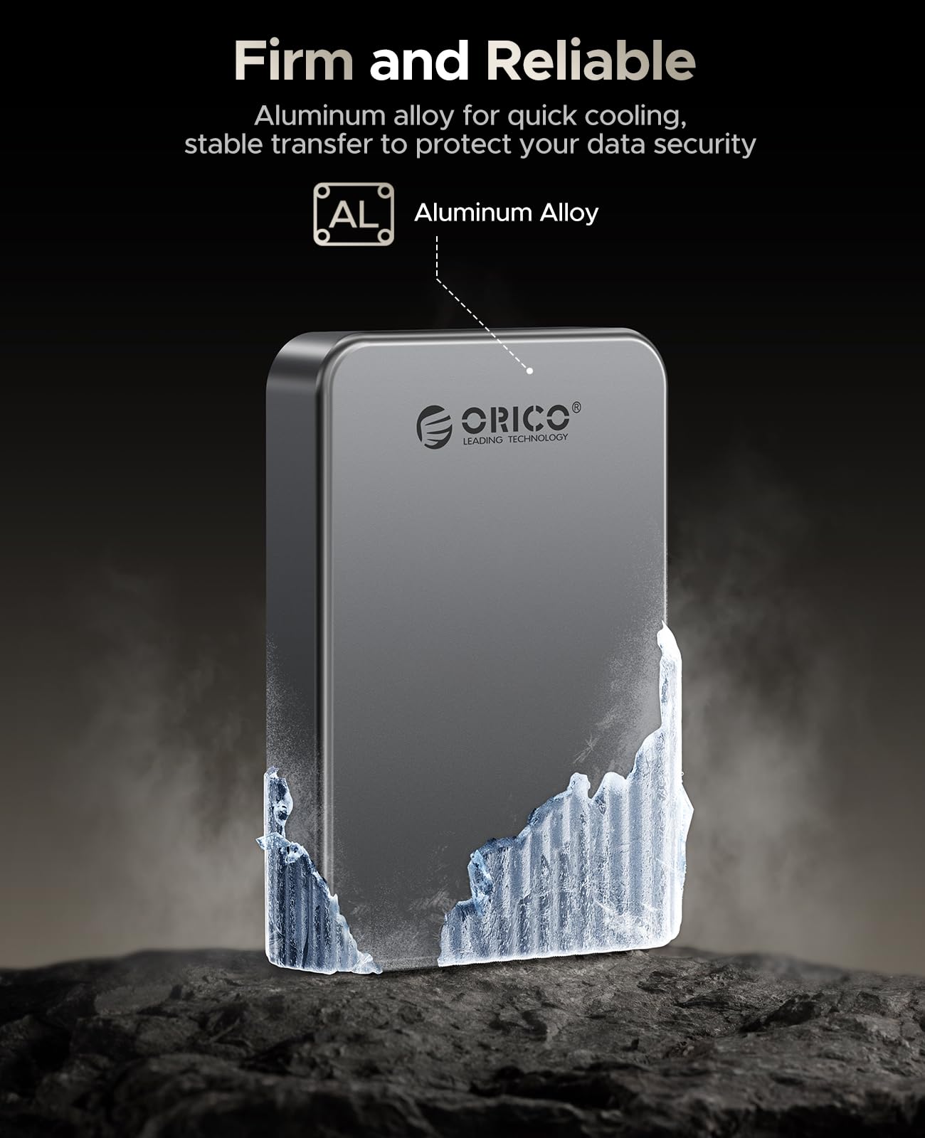 ORICO 1TB SSD Magnético Portátil, hasta 2000MB/s, Aleación de Aluminio, 4K 120 fps ProRes HDR, Unidad de Estado Sólido Externa, Compatible con iPhone 16 Pro MAX, Tablet, Ordenador - K20