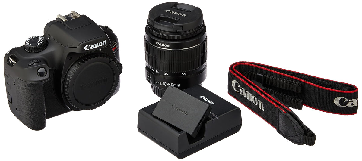 Canon EOS Rebel T100 DSLR Camera w/EF-S 18-55mm f/3.5-5.6 DC Lens (International Model)