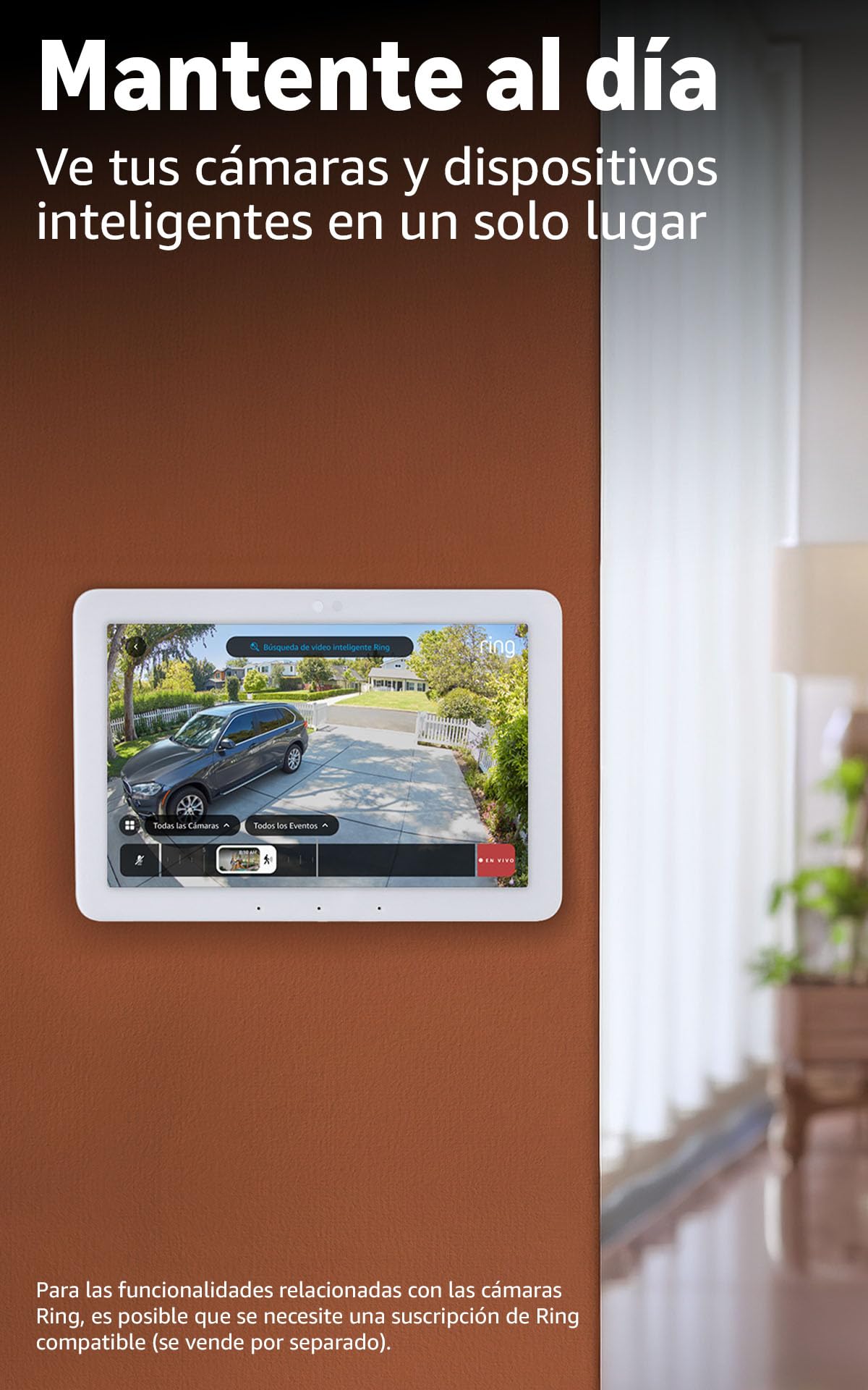 Amazon Echo Hub (modelo más reciente), Panel de Casa Inteligente de 8” con Alexa, Compatible con miles de dispositivos, con el Acceso Anticipado de Alexa+