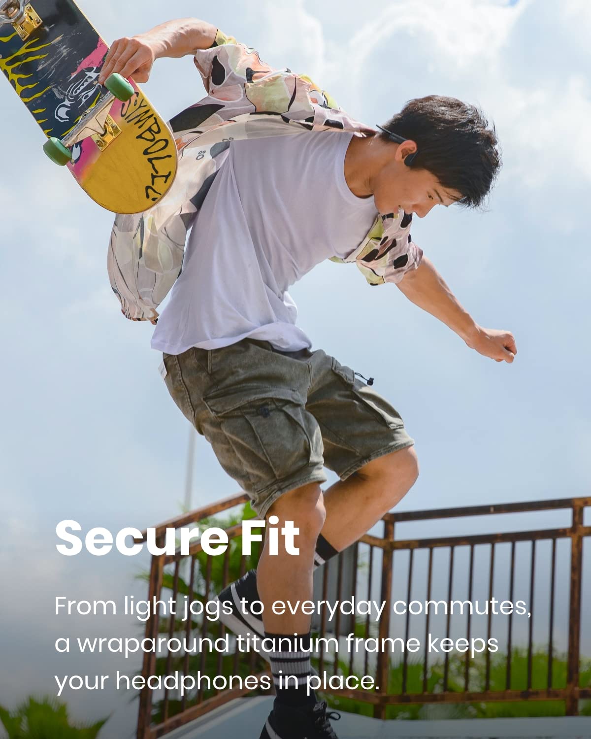 SHOKZ OpenMove auriculares conducción ósea,Open-Ear auriculares deportivos inalámbricos con Bluetooth y micrófono,auriculares resistencia al agua IP55 para correr y ejercicio,6h Duración Batería, Gris