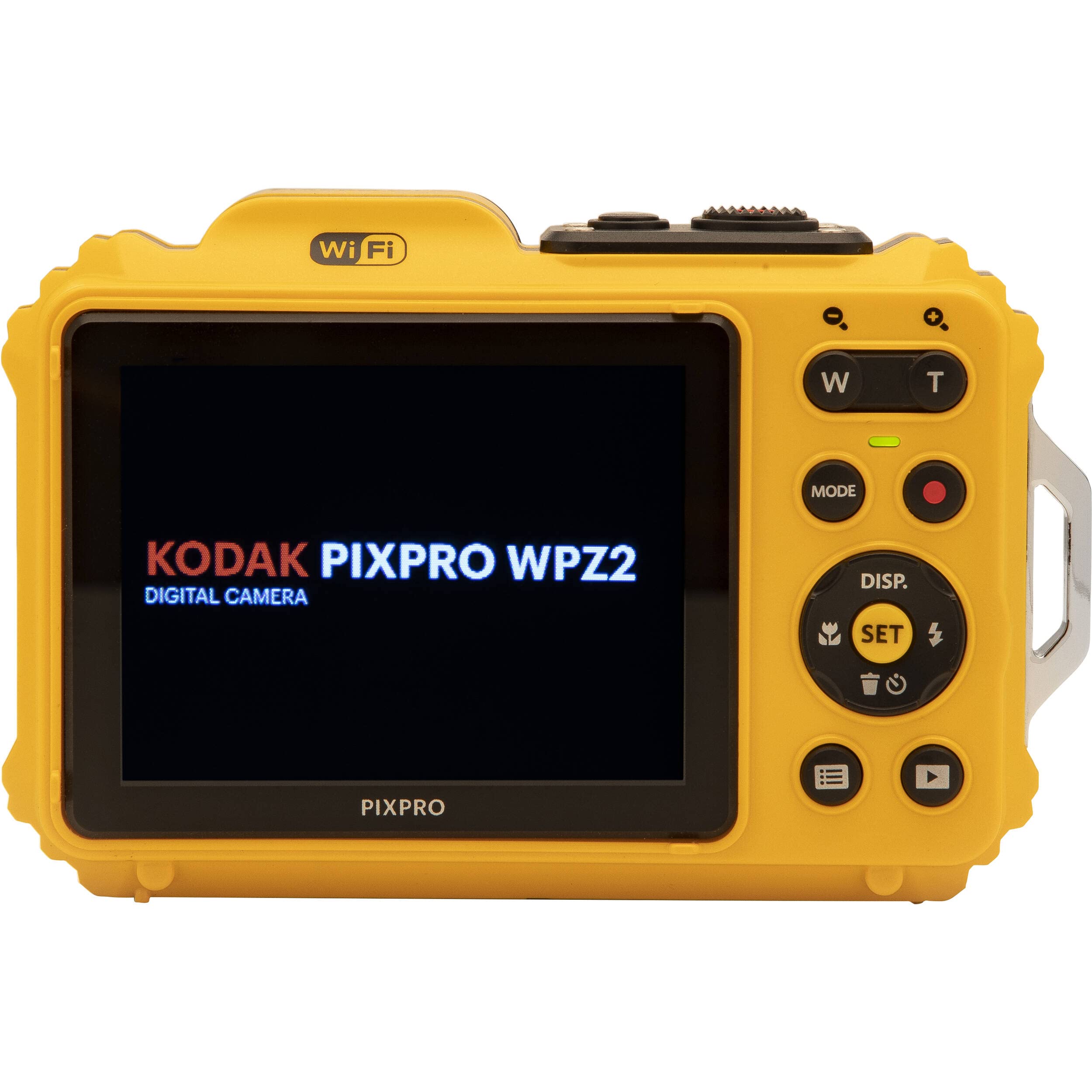 Kodak PIXPRO WPZ2 - Cámara digital resistente y a prueba de agua con estuche negro Point & Shoot + tarjeta microSDHC de 32GB (amarillo) Paquete (3 artículos)