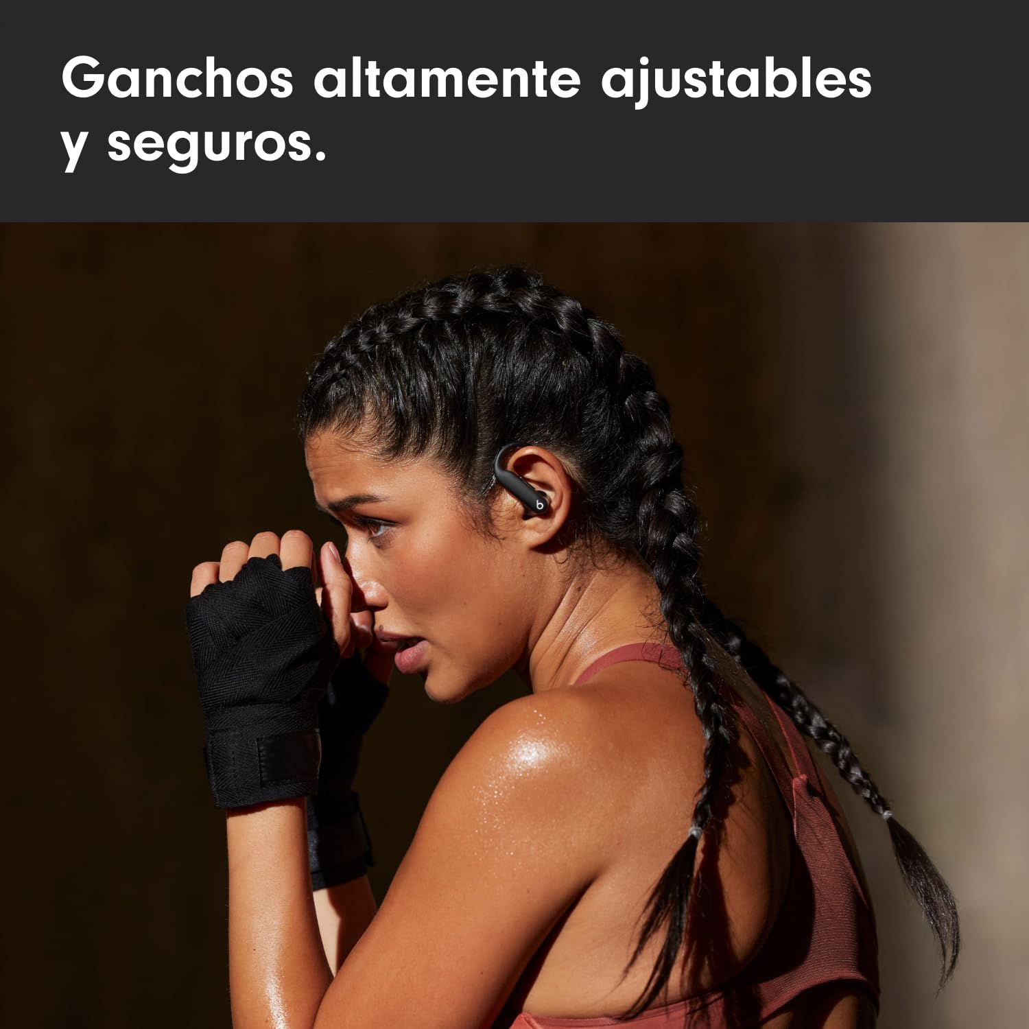 Beats Powerbeats Pro 2 Bluetooth Audífonos inalámbricos- cancelación de Ruido, IPX4, hasta 45 Horas de batería con el Estuche de Carga, compatibles con Apple y Android - Negro Azabache