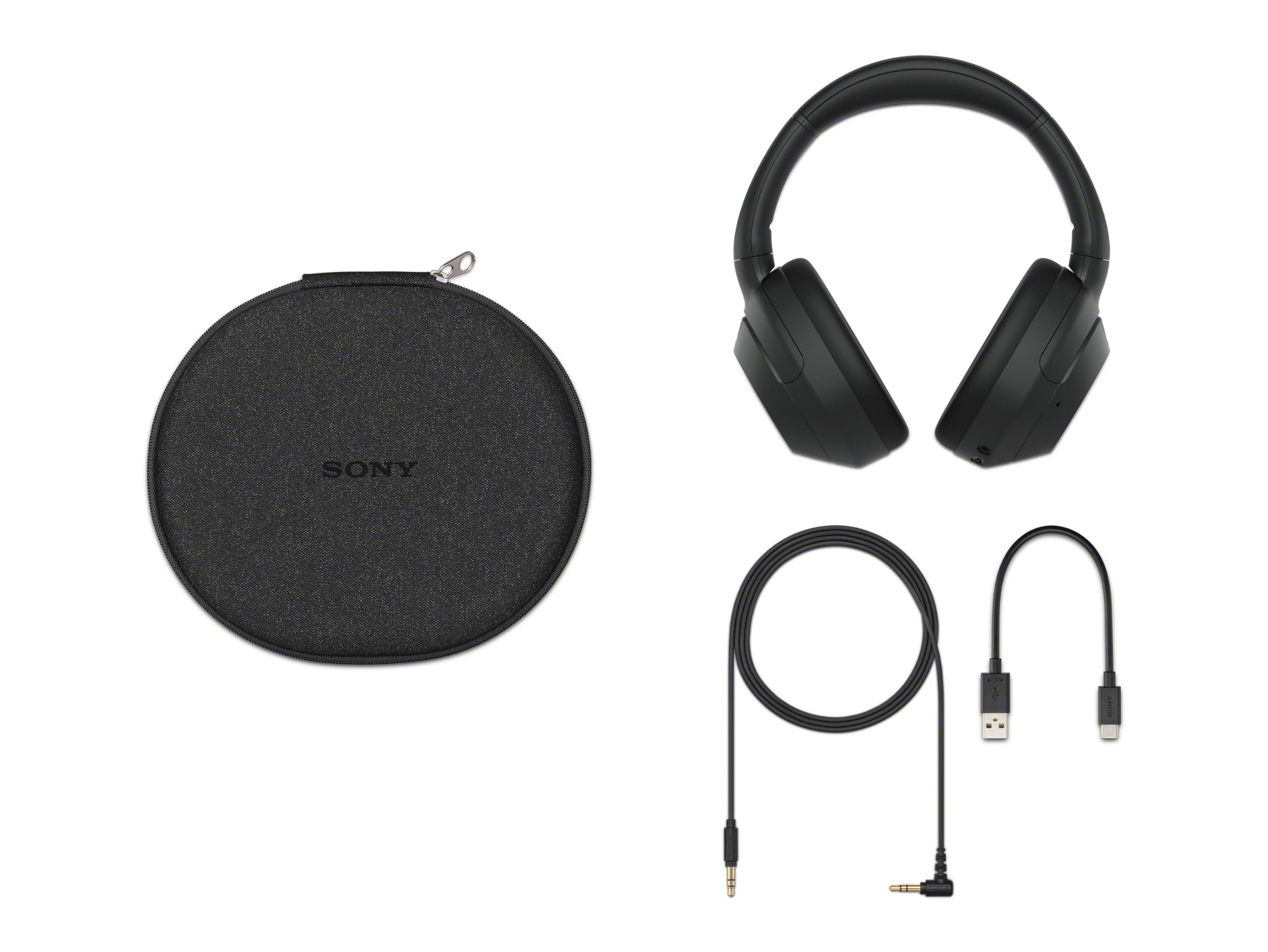 Sony ULT Wear Auriculares Bluetooth supraaurales con cancelación de Ruido, 30 Horas de batería, Bajos potentes, Control por Voz Alexa, Negro ULT900N
