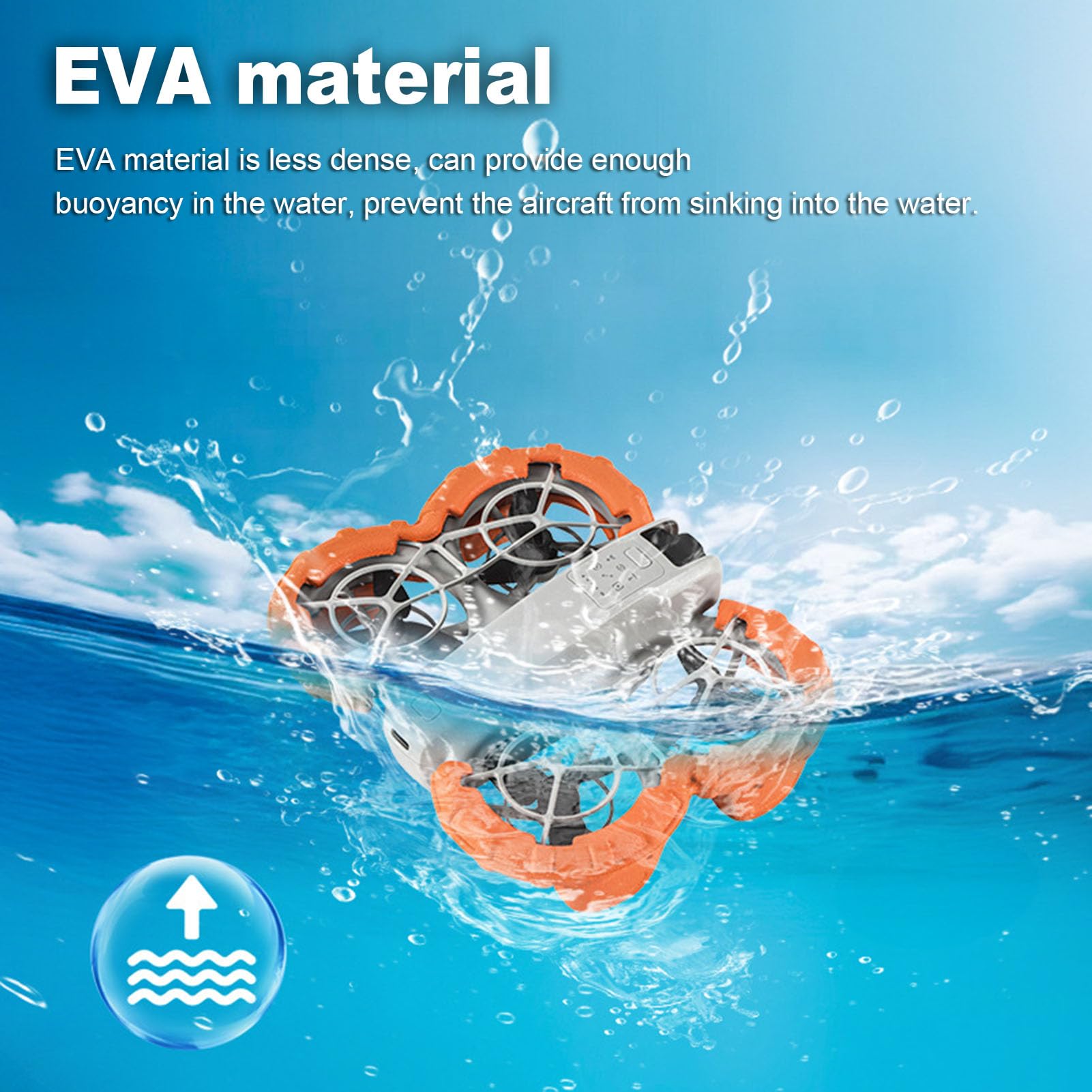 Guardia de Hélice para Accesorios de Drones Neo, Protector de Parachoques Flotante de Agua contra la Colisión para Neo