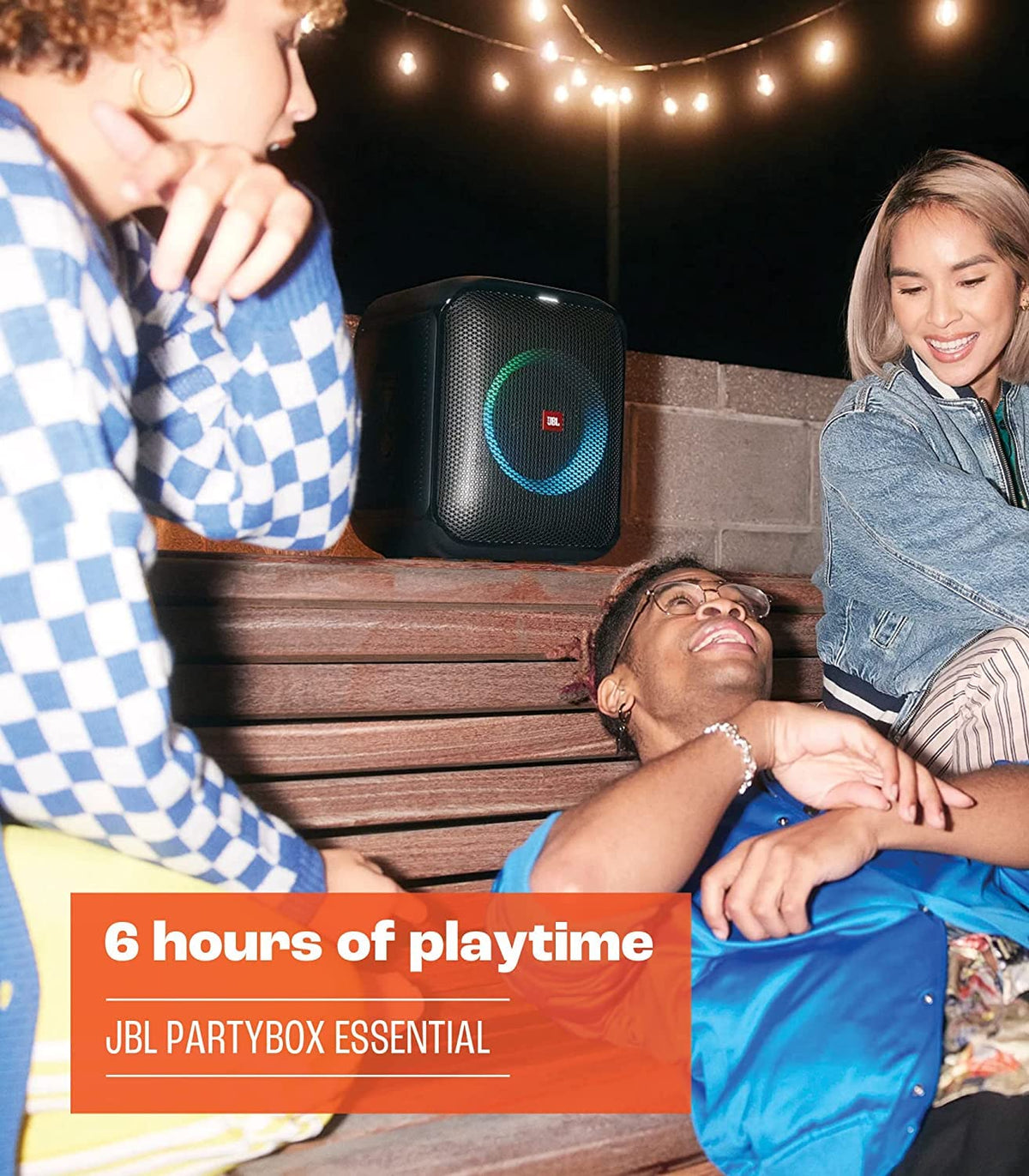 JBL Bocina Portátil PartyBox Encore Essential Bluetooth - Negro