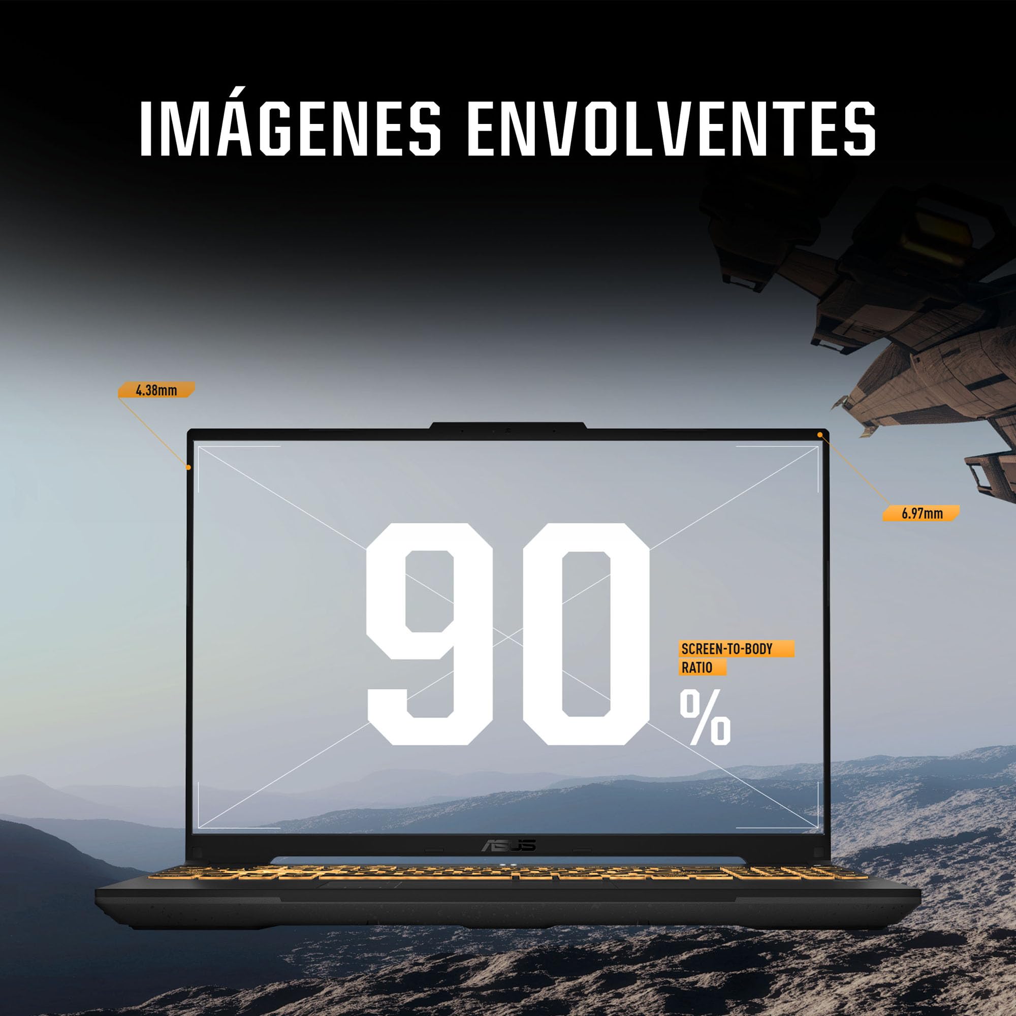 ASUS TUF Gaming F16 /NVIDIA GeForce RTX 3050/ Intel Core i5/16GB - 512GB SSD/FHD 144Hz, 16:10/Wi-Fi 6, Bluetooth 5.3 / Teclado en Español (Servicio y garantía con la Marca en México)