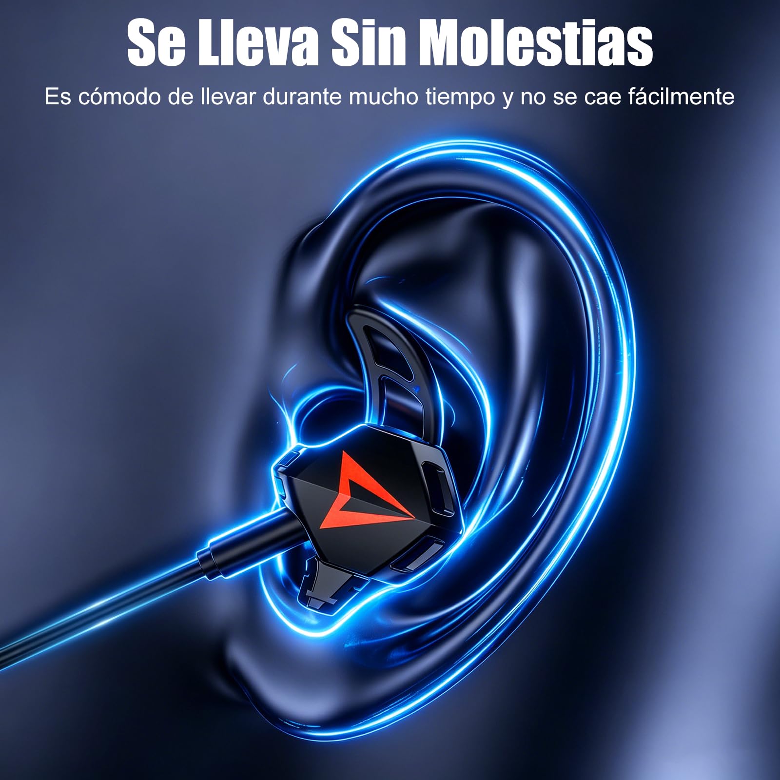 AXIDUN Audífonos Gaming Inear,Auriculares Gaming con Cable