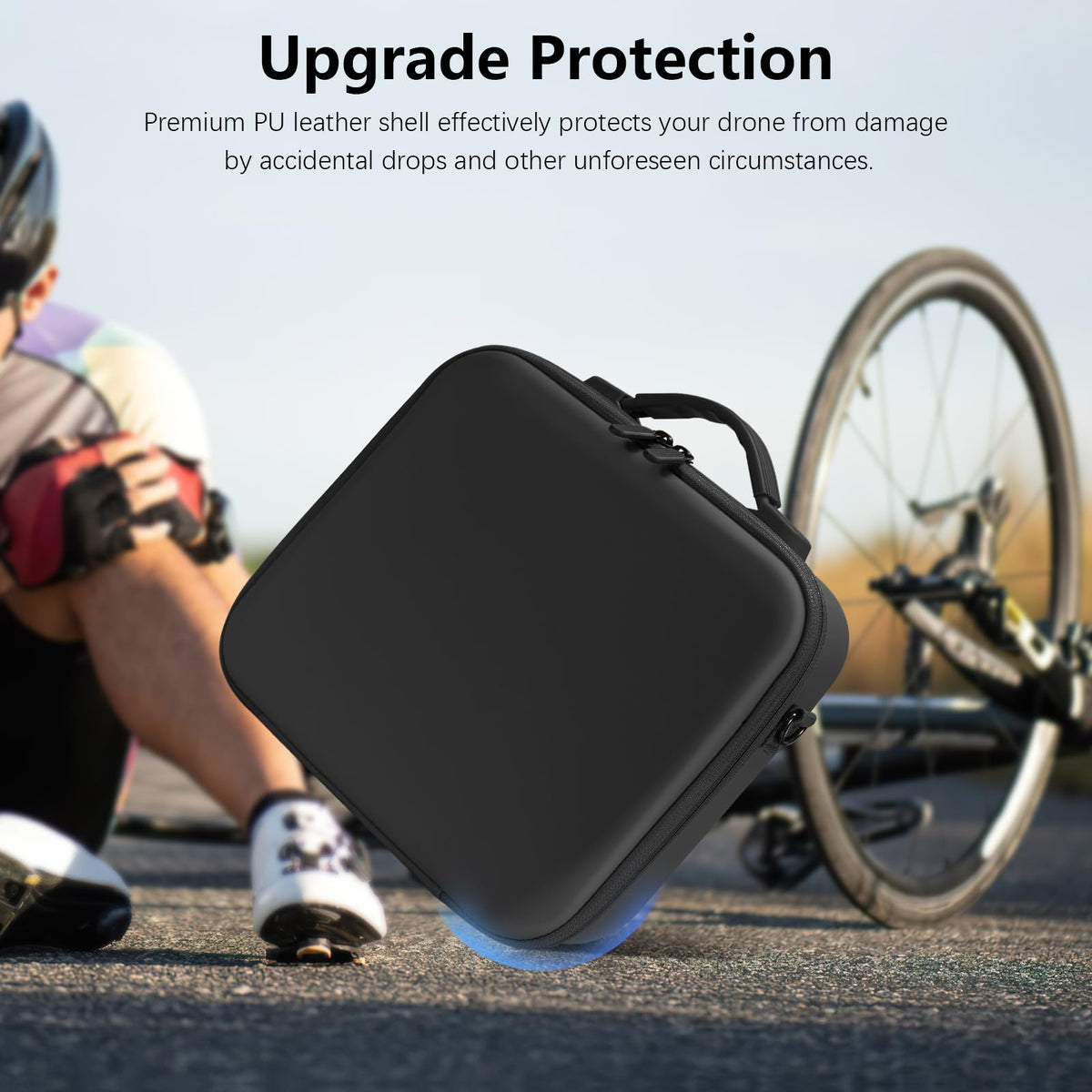 FPVtosky Neo - Funda para drones con correa para el hombro, bolsa de transporte de piel sintética, caja de almacenamiento para DJI Neo Fly More Combo y driver RC-N3, accesorios para cubeta de carga de