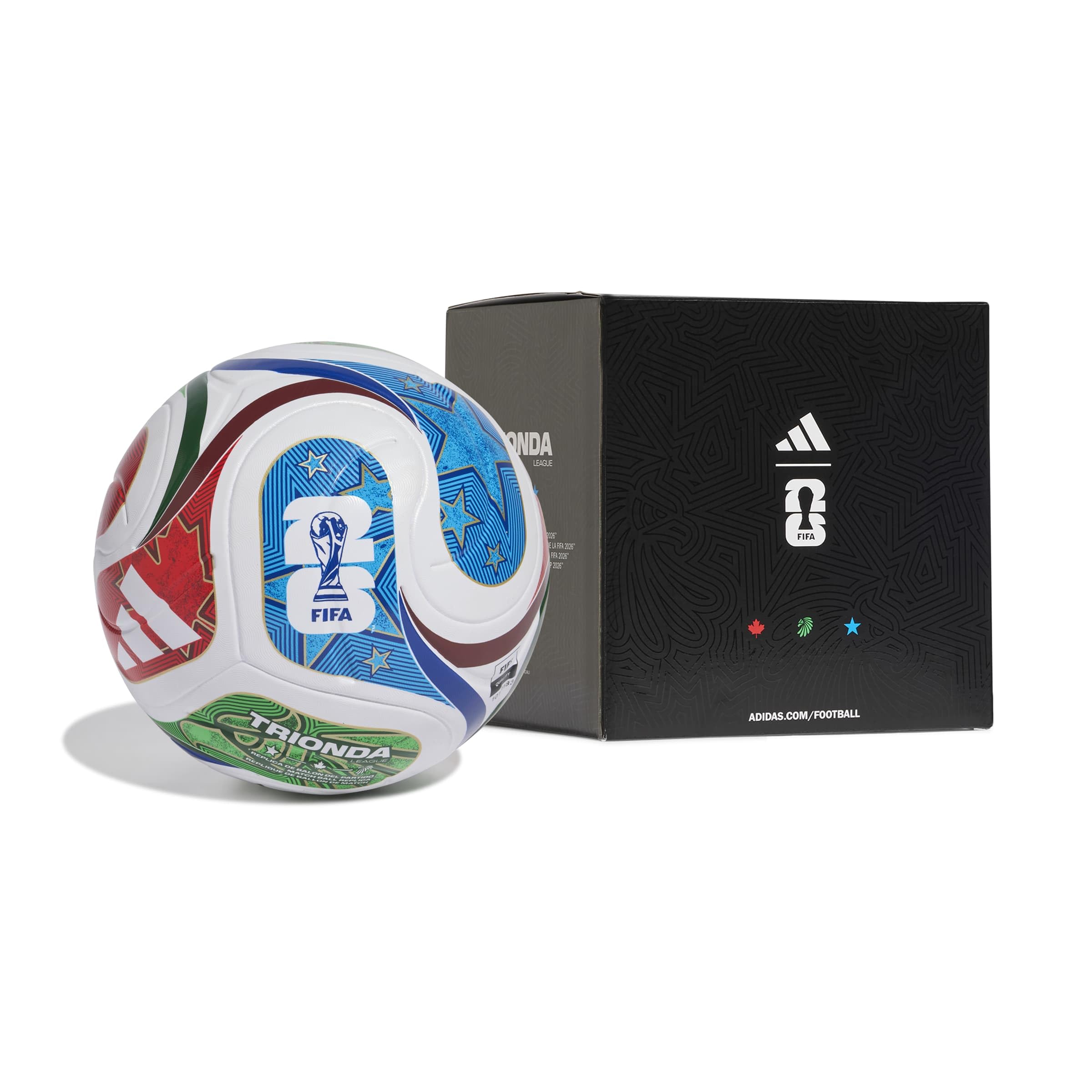 Balón de fútbol adidas Copa del Mundo 26 Trionda League BOX JD8045