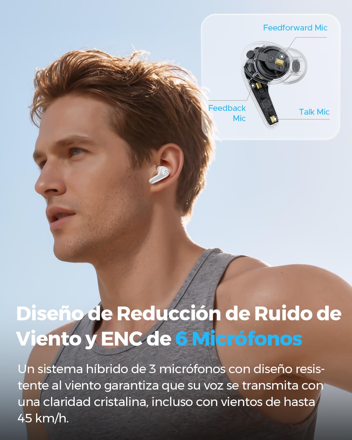 SoundPEATS Cove Pro + C30 Audífonos Inalámbricos Over-Ear e In-Ear Hi-Res, ANC Híbrida Adaptativa, Bluetooth 6.0, Audio Premium