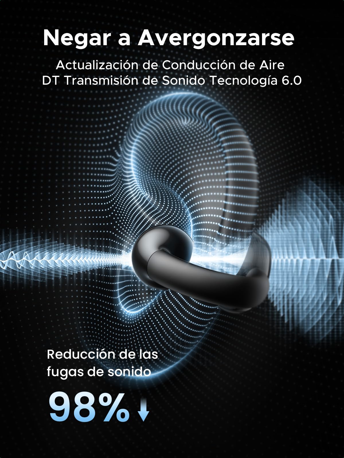 UGREEN Audífonos Inalámbricos Bluetooth 5.4 30 Horas,12mm Diafragma con ENC