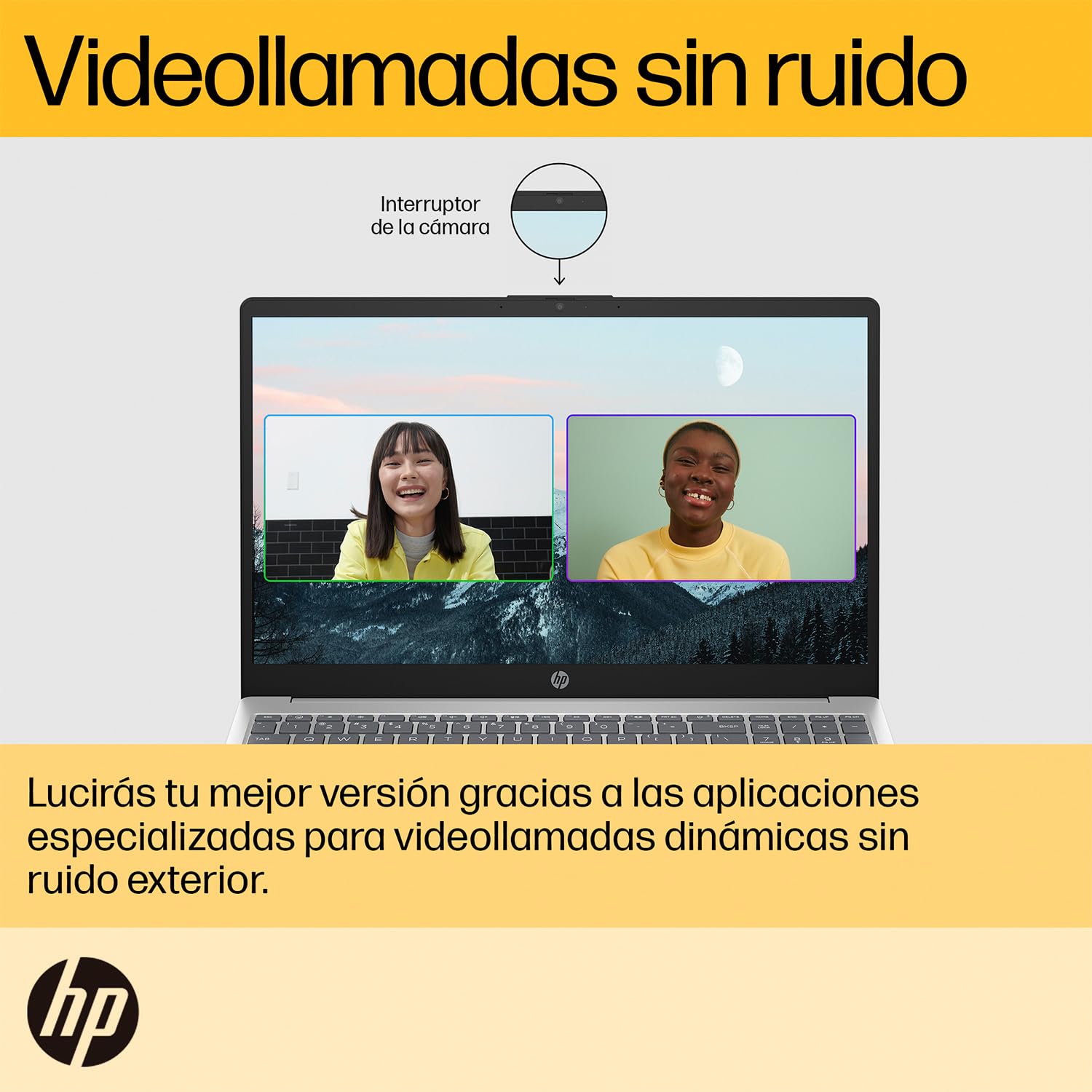 HP Laptop 15-fc0079la, AMD Ryzen 5, 8 GB, 512 GB SSD, 15.6, HD, Windows 11 Home, Teclado en Español, Garantía México, Plateado | Microsoft 365 Personal 12 Meses + Curso Multilenguajes