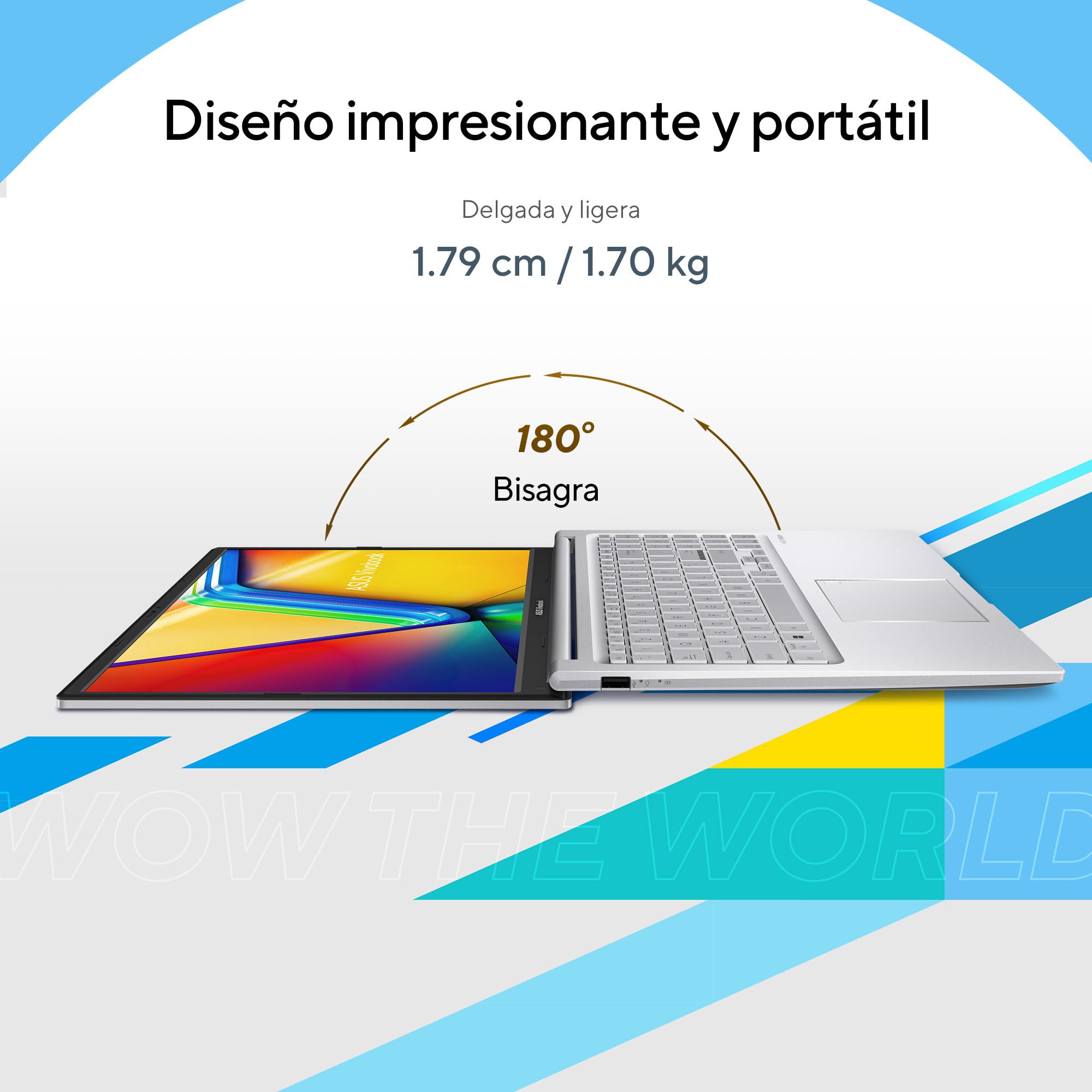ASUS Vivobook 15 / Intel Core 5 Serie 1 2025 /16GB -512GB SSD/Webcam con Obturador de privacidad/Wi-Fi 6 Bluetooth 5.2/ Teclado en español (Garantia y Servicio con la Marca en Mexico)