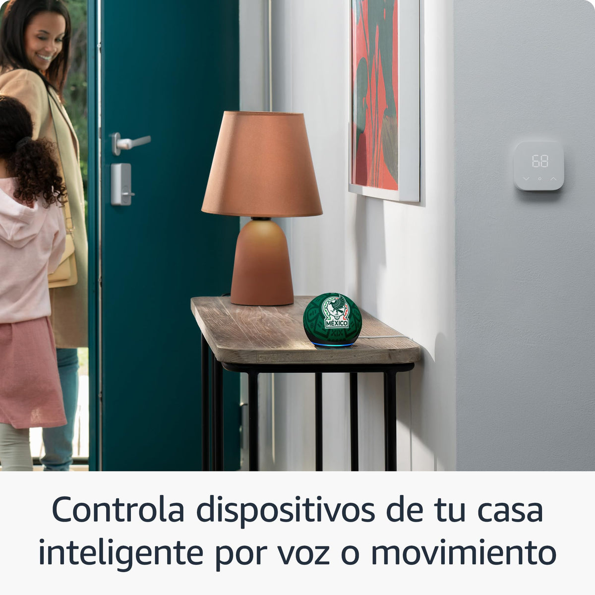 Echo Dot de edición limitada con licencia oficial de la Selección Nacional de México (modelo más reciente): incluye Acceso Anticipado de Alexa+