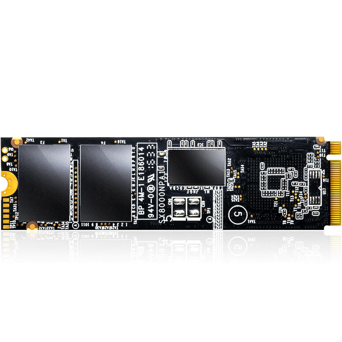 ADATA XPG GAMMIX S11 Pro Unidad de Estado Sólido (SSD) 1TB PCIe Gen3x4 M.2 2280 3D NAND NVMe 1.3, con Disipador, 1TB, Color Rojo con Negro (AGAMMIXS11P-1TT-C)