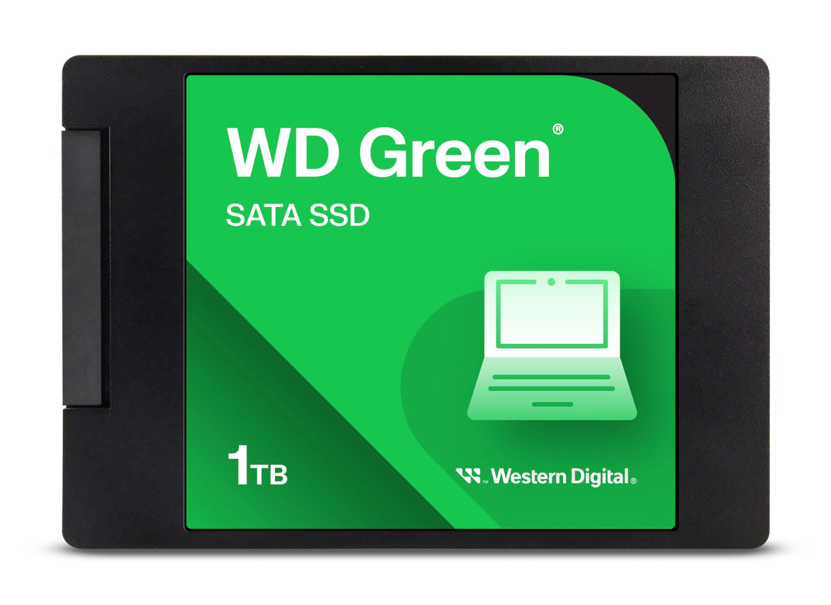 Western Digital WDS100T3G0A - Disco Duro Interno SSD (1 TB, SATA III, 6 GB/s, 2,5/7 mm, hasta 545 MB/s, Color Verde