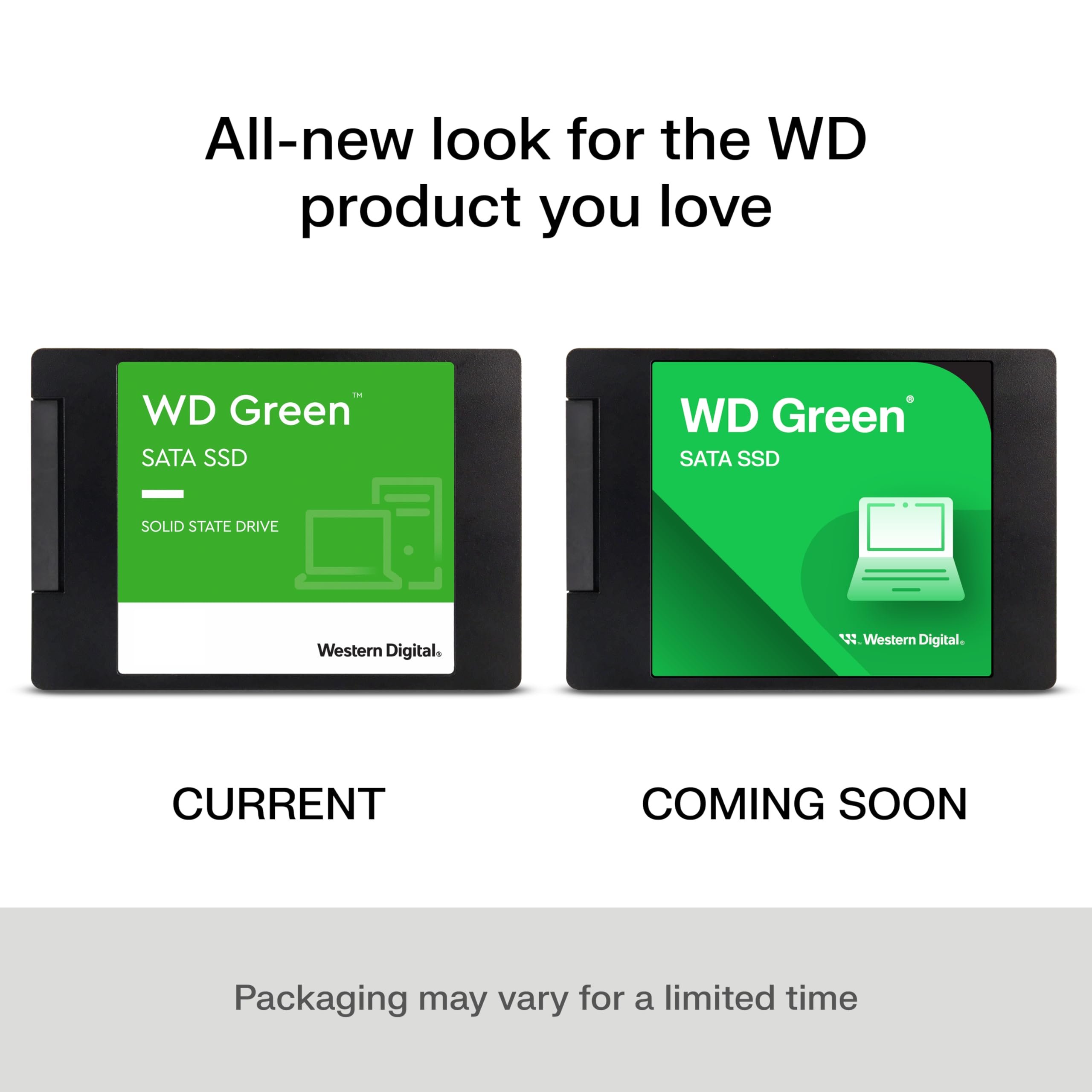 Western Digital WDS100T3G0A - Disco Duro Interno SSD (1 TB, SATA III, 6 GB/s, 2,5/7 mm, hasta 545 MB/s, Color Verde