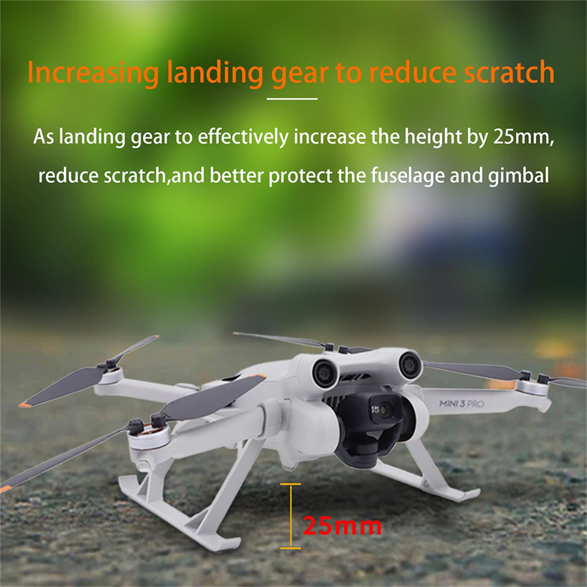 FlySimple - Equipo de aterrizaje flotante para DJI Mini 4 Pro Kit de entrenamiento de agua para drones Soporte de barra de flotabilidad compatible con DJI Mini 3/3 Pro Accesorios
