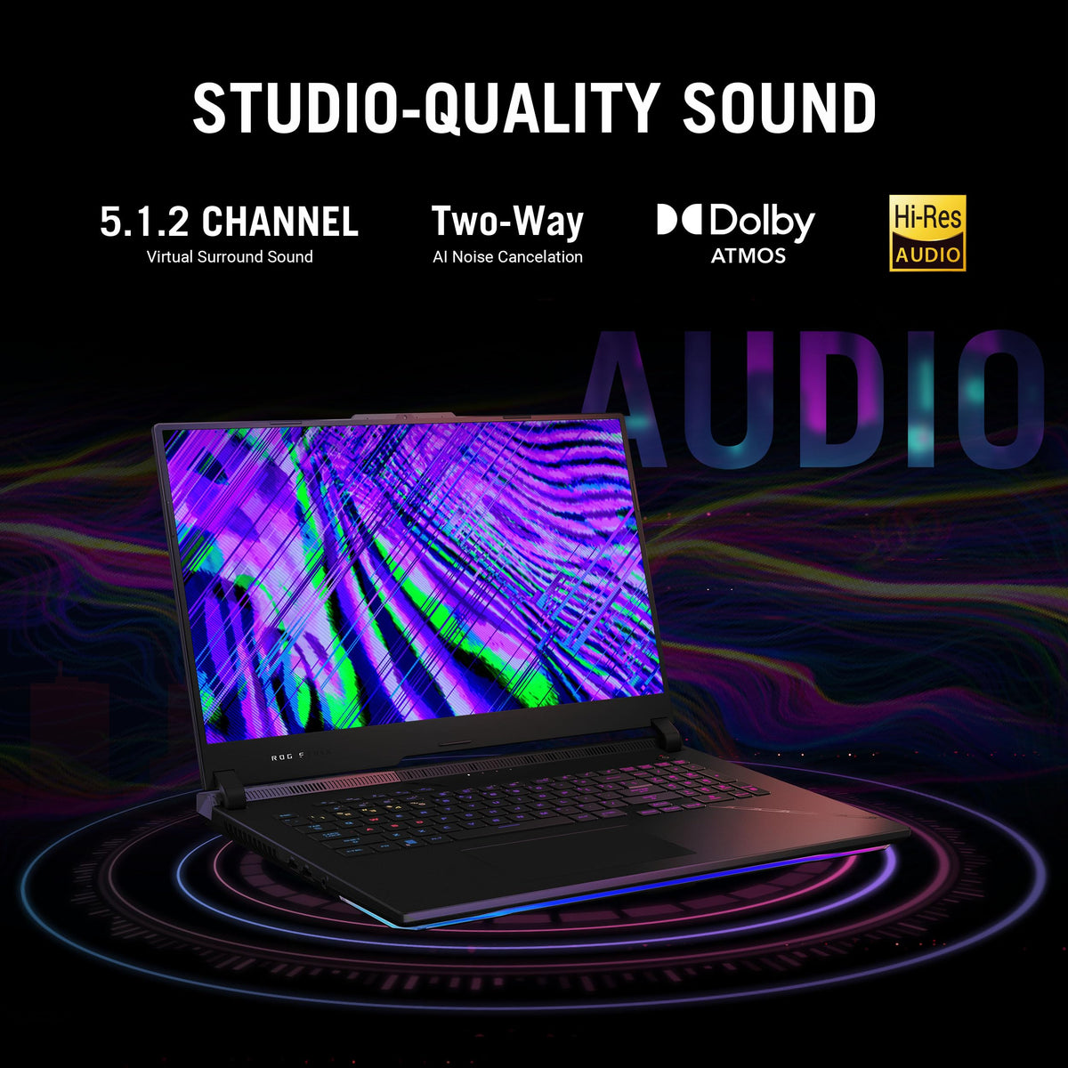 ASUS ROG Strix Scar 17 X3D (2024) Laptop para juegos, 17.3 pulgadas WQHD 240Hz/3ms, pantalla 100% DCI-P3, GeForce RTX 4080, AMD Ryzen 9 7945HX3D, 32GB DDR5, 1TB PCIe SSD, Wi-Fi 6E, Windows 11 Pro, G73