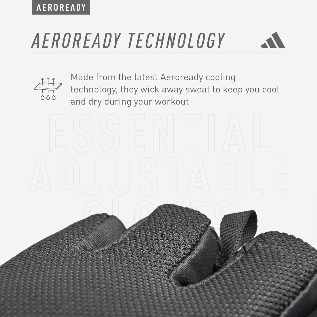 adidas Essential - Guantes Ajustables, Guantes Ajustables Esenciales., Rosado, Pequeño