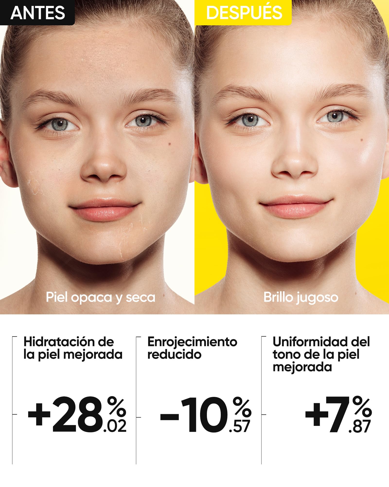 SKINTIFIC Mist Facial Hidratante Bifásico – Suero en Spray con Bífida y Escualano, Glow Natural y Efecto Dewy, Calmante, Vegano, Todo Tipo de Piel, 100ml