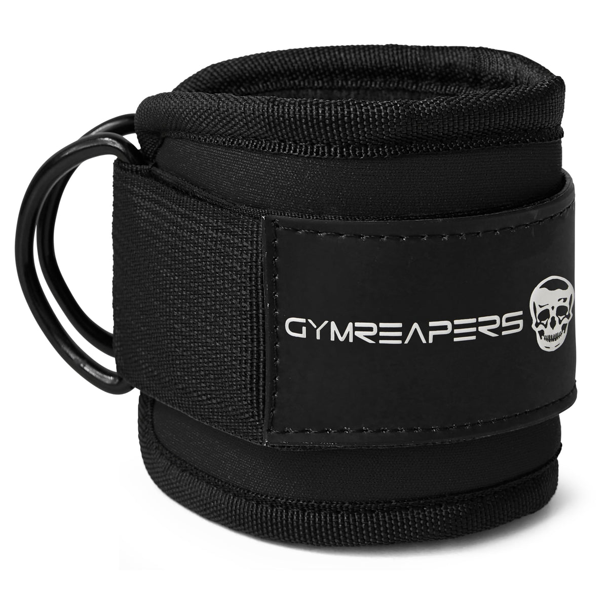 Gymreapers - Correas de tobillo para cables de máquina de contragolpes, ejercicios de glúteos, ejercicios de parte inferior del cuerpo, correas ajustables para piernas con acolchado de neopreno