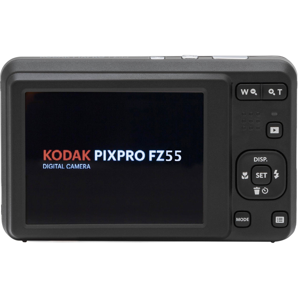 Kodak PIXPRO FZ55 - Cámara digital roja de 16 MP, zoom óptico de 5X, 28 mm, gran angular, 1080P, cámara LCD Full HD de 2,7 pulgadas, tarjeta y lector de 64 GB + funda + portafolios de memoria +