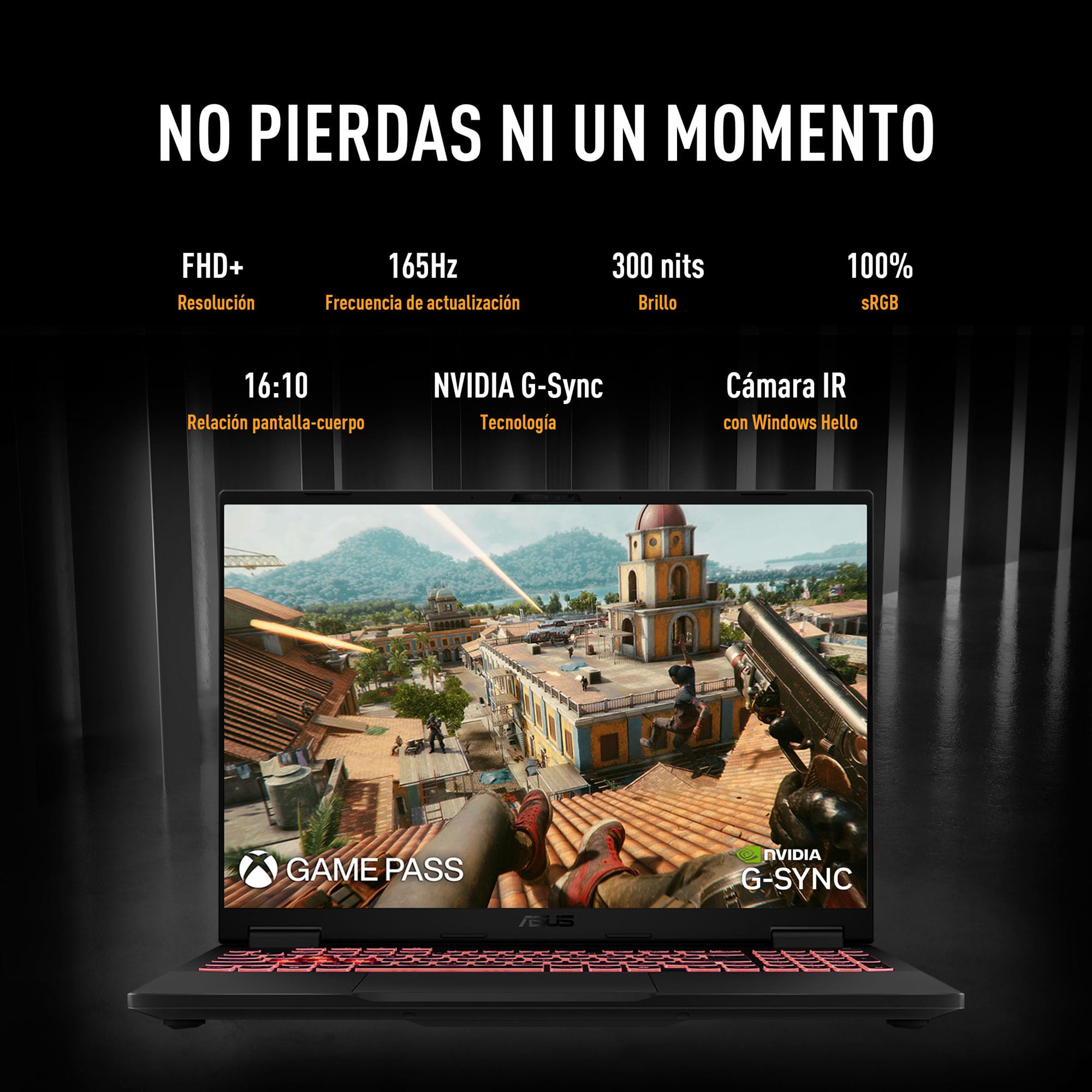 ASUS TUF Gaming A16 NVIDIA GeForce RTX 5060/ AMD Ryzen 7 IA 260/ NPU 16 Tops/ 16GB -1TB SSD/FHD 165Hz, 16:10/ Wi-Fi 6E, Bluetooth 5.3 (Garantía y Servicio con la Marca en México)