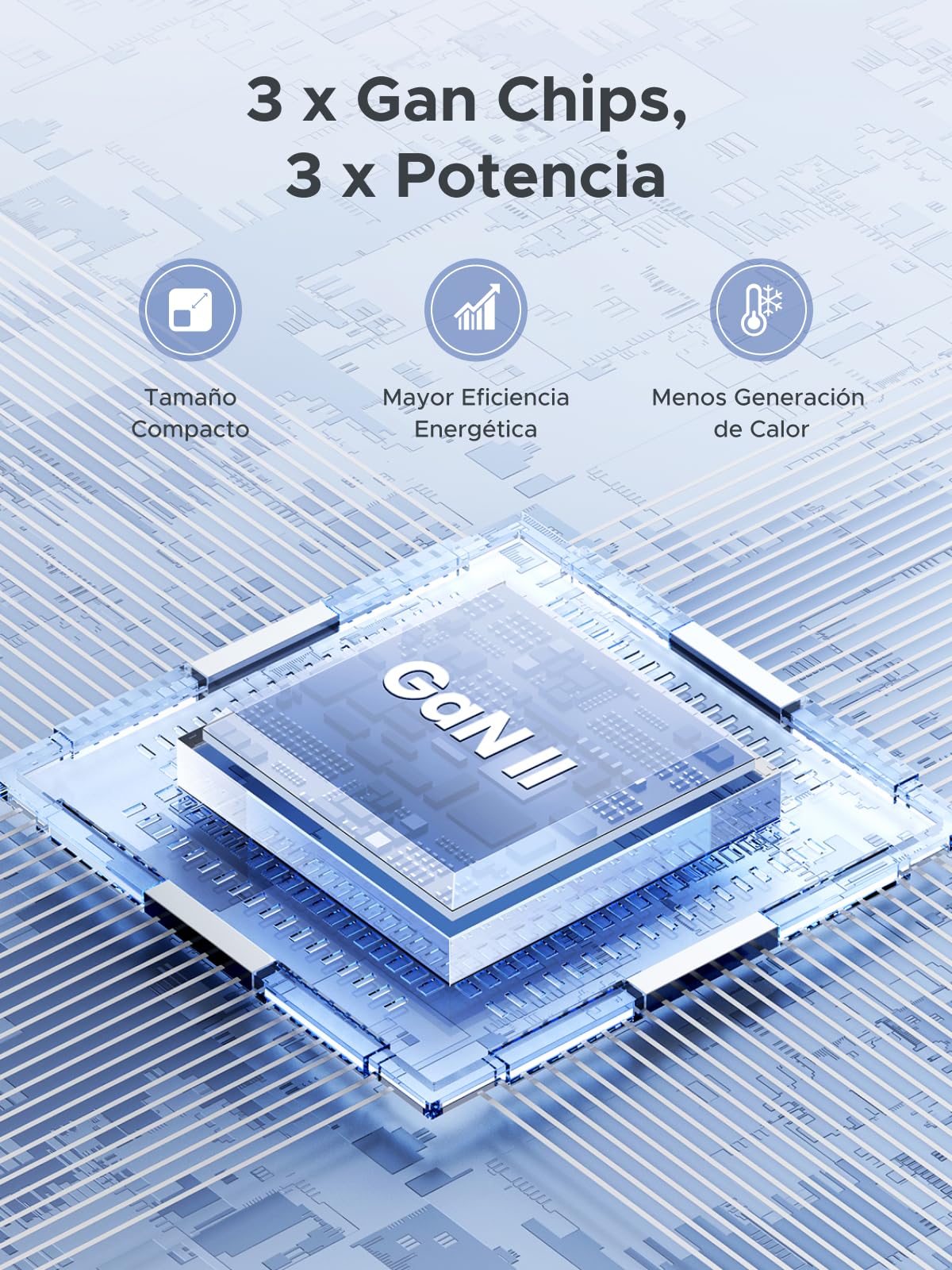 UGREEN 30W GAN Cargador Tipo USB C con 3 Puertos, Cubo de Carga Rápido Pared para Celular, 2C1A Compatible con Galaxy S25/S24, iPhone 16 15 14 Pro MAX, Macbook Air, iPad Pro, Negro