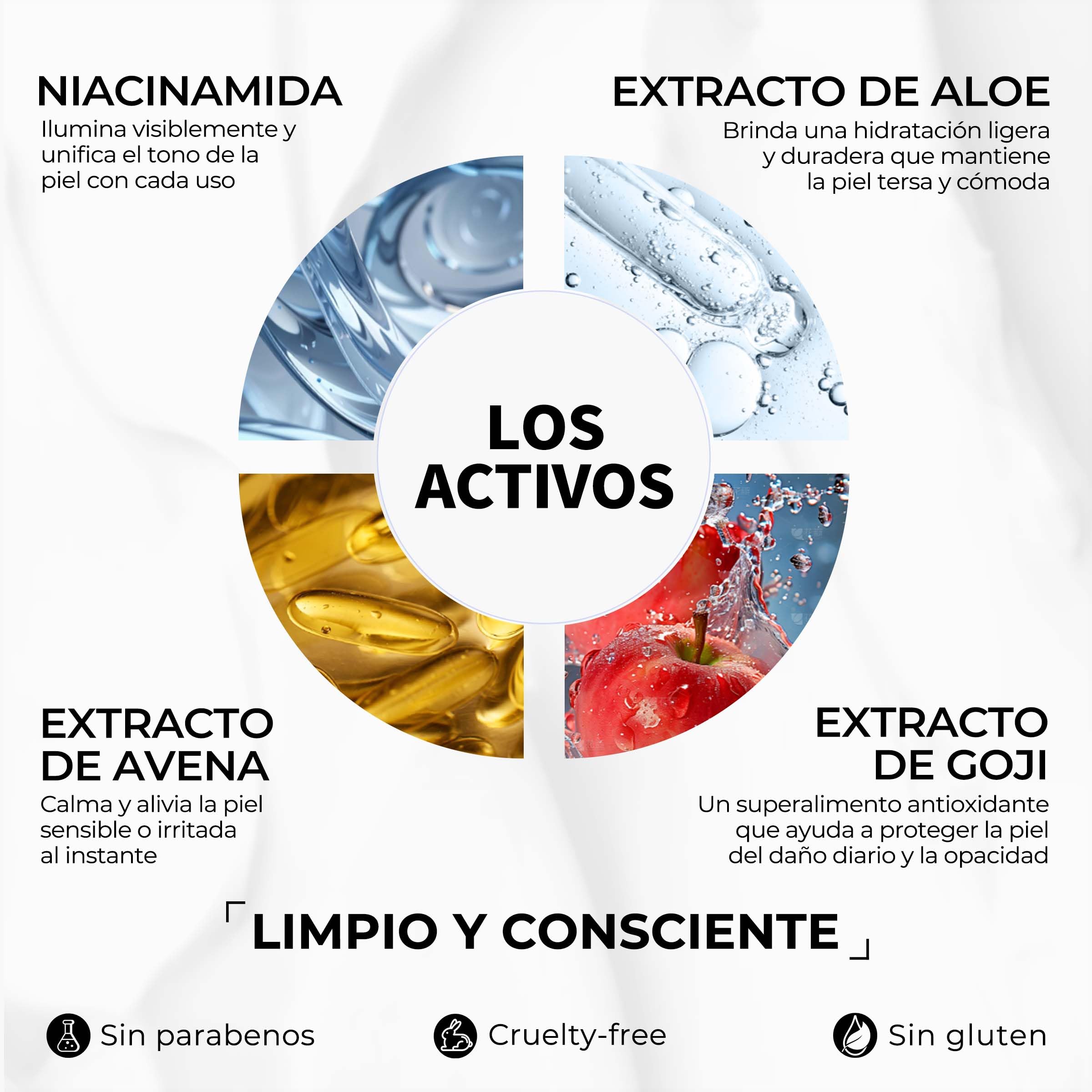 Chillab Airy White Tone-Up Cream 30g — Crema Tono-Up Tipo Mousse con Niacinamida, 7 Péptidos y 8 Extractos Botánicos | Textura Ligera, Doble Uso como Prebase, Vegano y Cruelty-Free