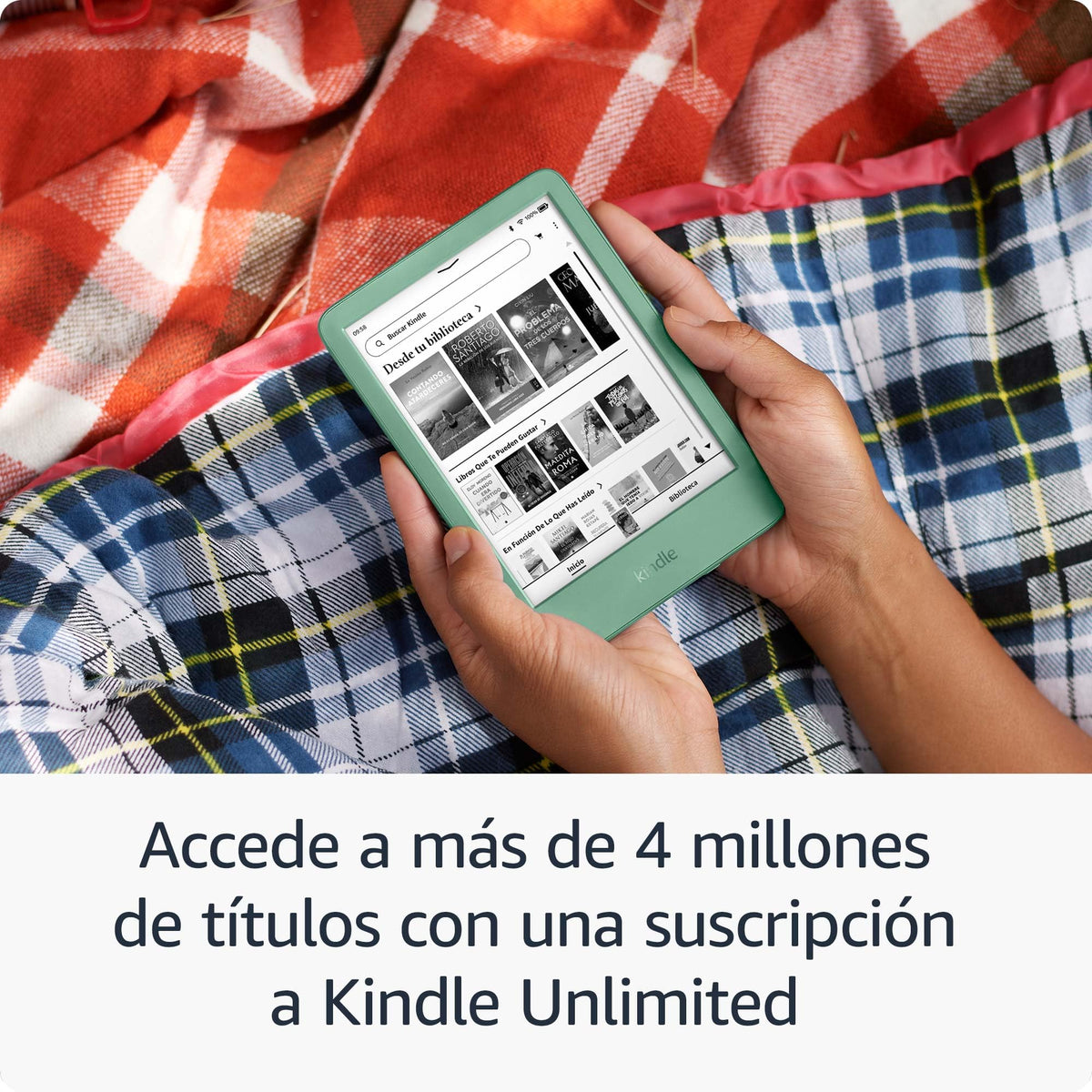 Amazon Kindle 16 GB (modelo más reciente): El Kindle más ligero y compacto, ahora con cambios de página más rápidos y mayor contraste, para una experiencia de lectura mejorada - Negro