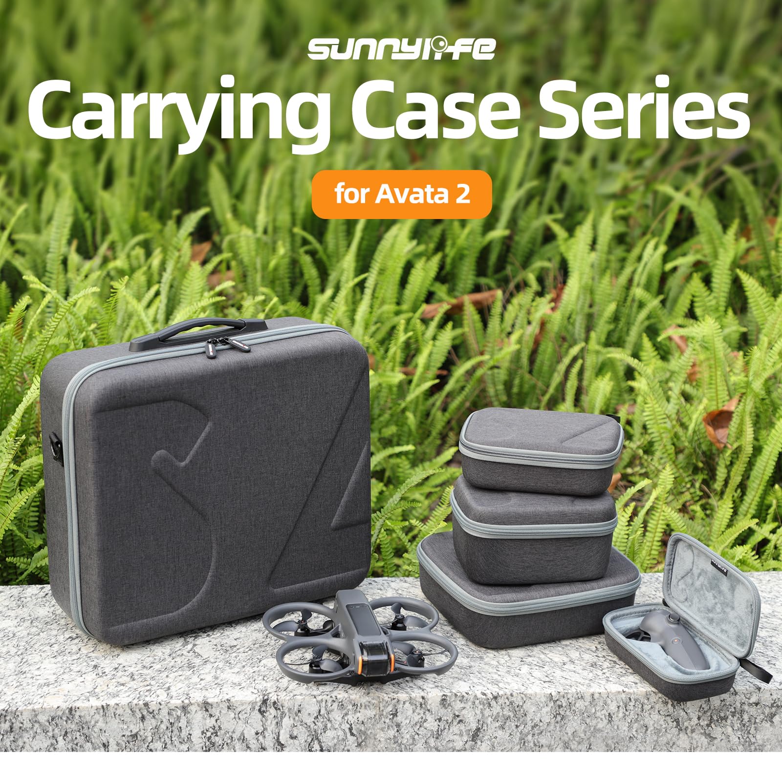 Funda de transporte para DJI Avata 2 Drone Accesorios para DJI Goggles 3 para RC Motion 3 para DJI FPV Control remoto 3, bolsa de almacenamiento a prueba de golpes, funda rígida bolsa de viaje, para