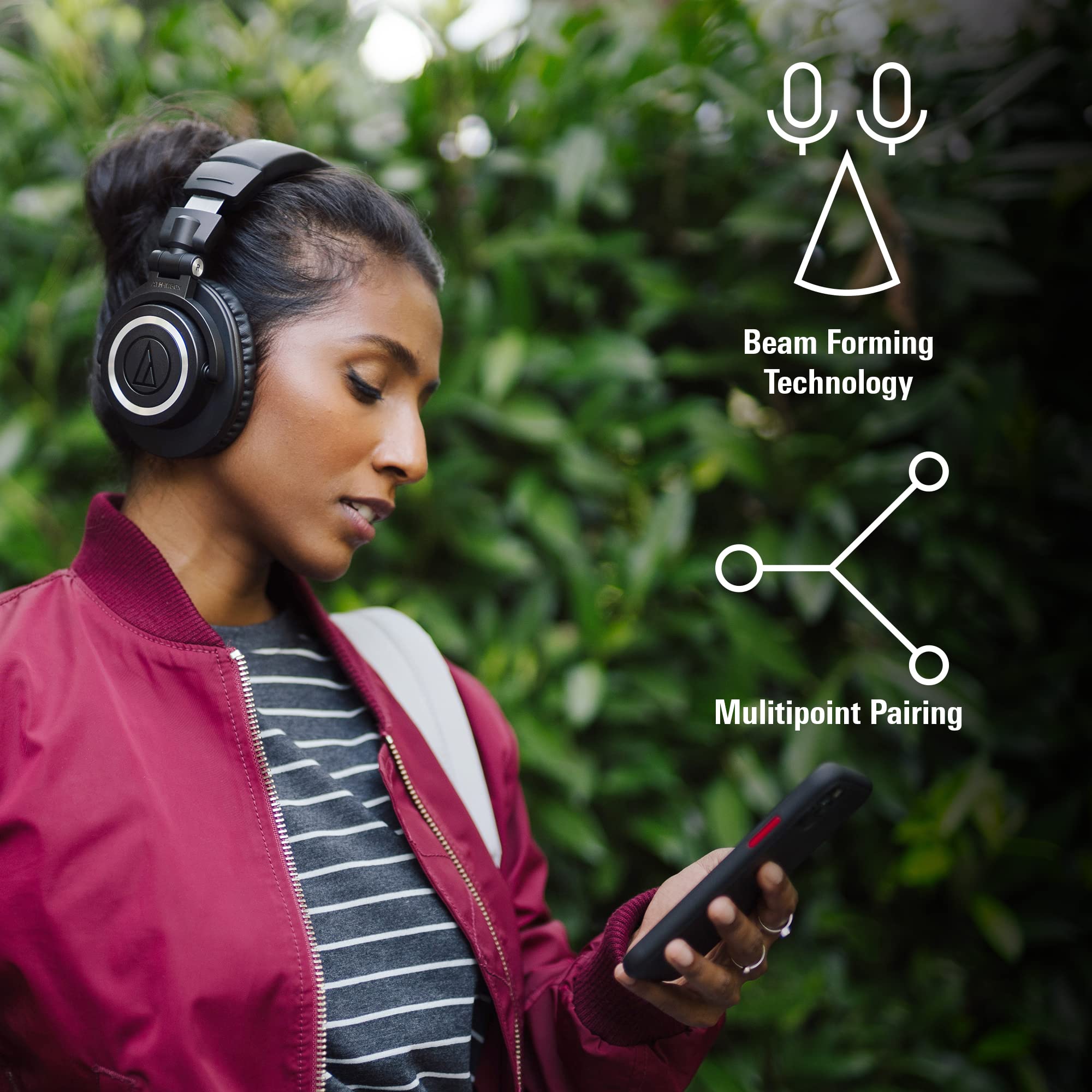 Audio-Technica ATH-M50xBT2 Auriculares inalámbricos sobre la Oreja