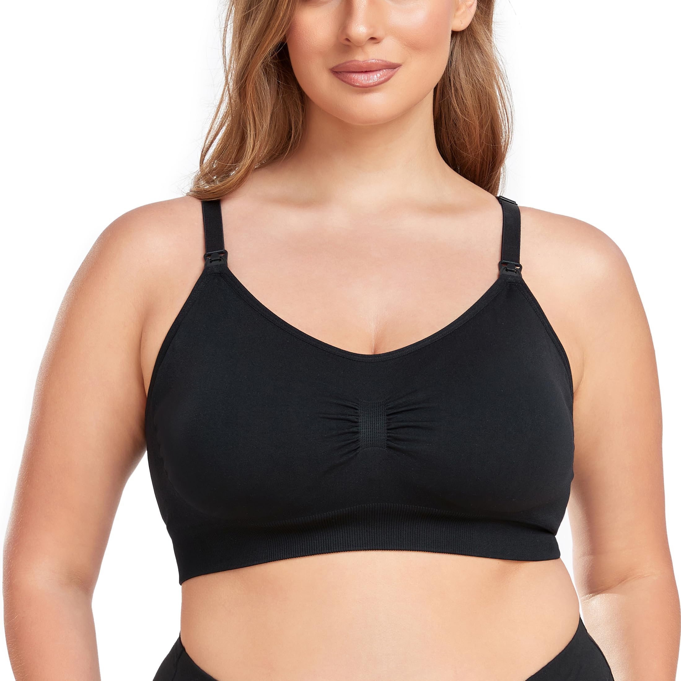 Jasinber Sujetadores Lactancia Maternidad - Cómodos, Ajustables, Transpirables - para Diario, Noche con Extensores, Copas Extraíbles (MX/US, Alfa, Mediano, Regular, Regular, 5, 5 Colors)