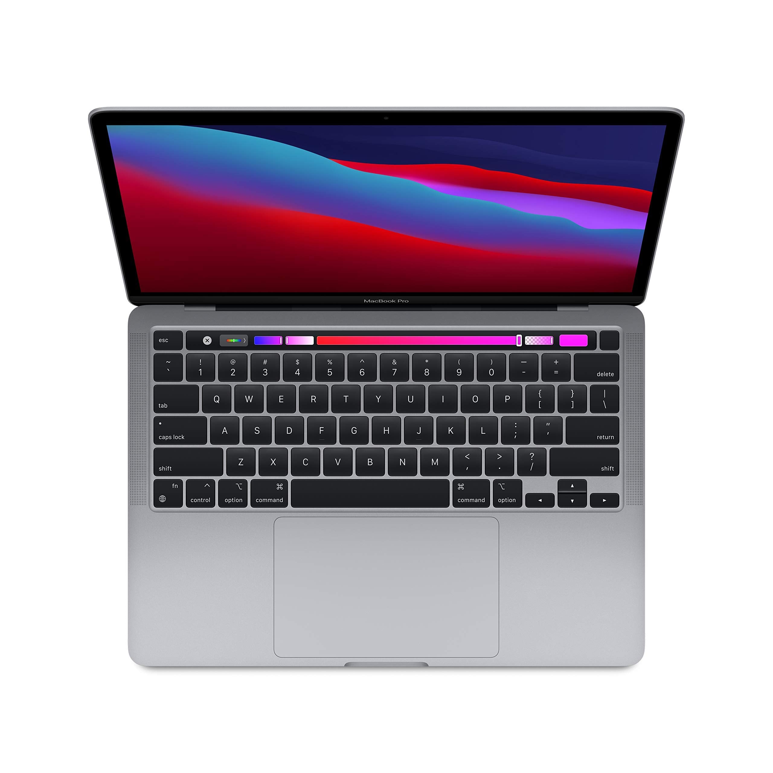 2020 Apple MacBook Pro con chip Apple M1 (13 pulgadas, 8GB de RAM, 256GB de almacenamiento SSD) (QWERTY Inglés) Gris Espacial (Reacondicionado)